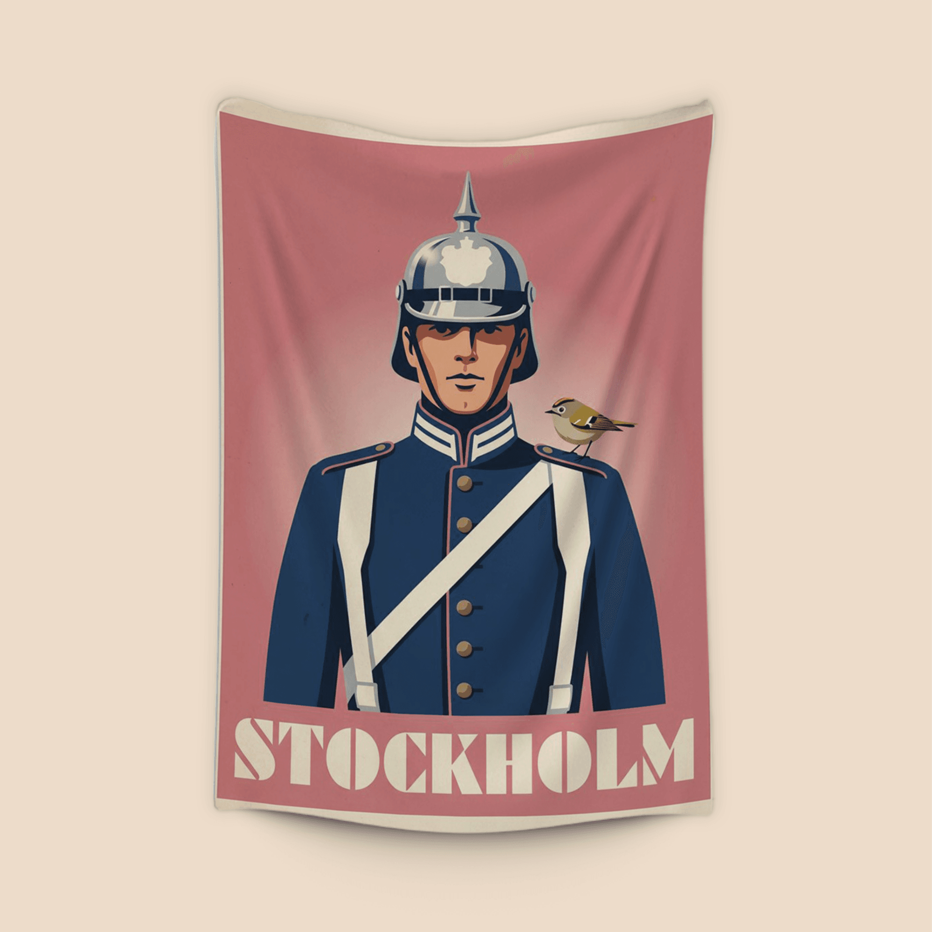 Stockholm Retro Poster: Swedish Royal Guard