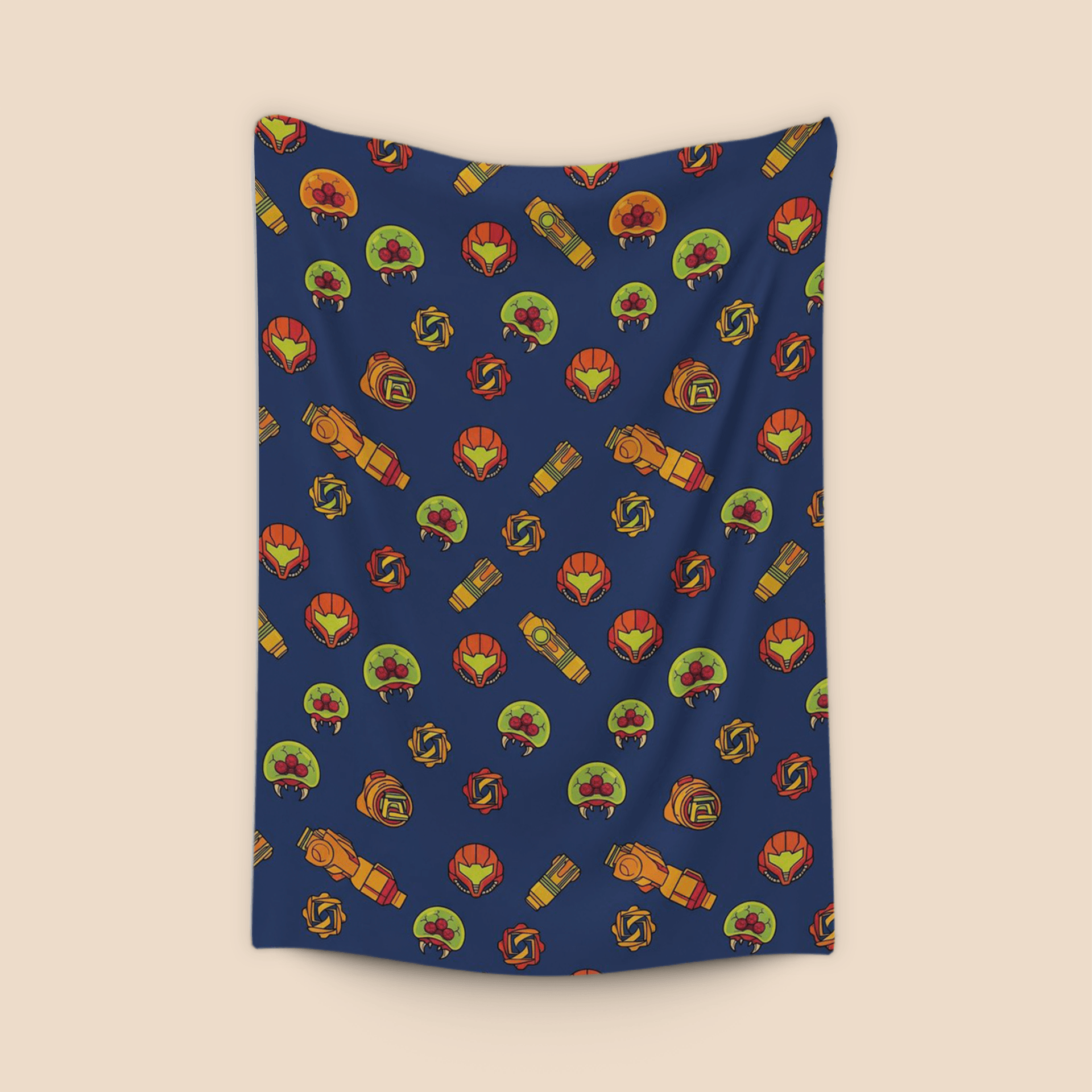 Metroid Universe Seamless Pattern