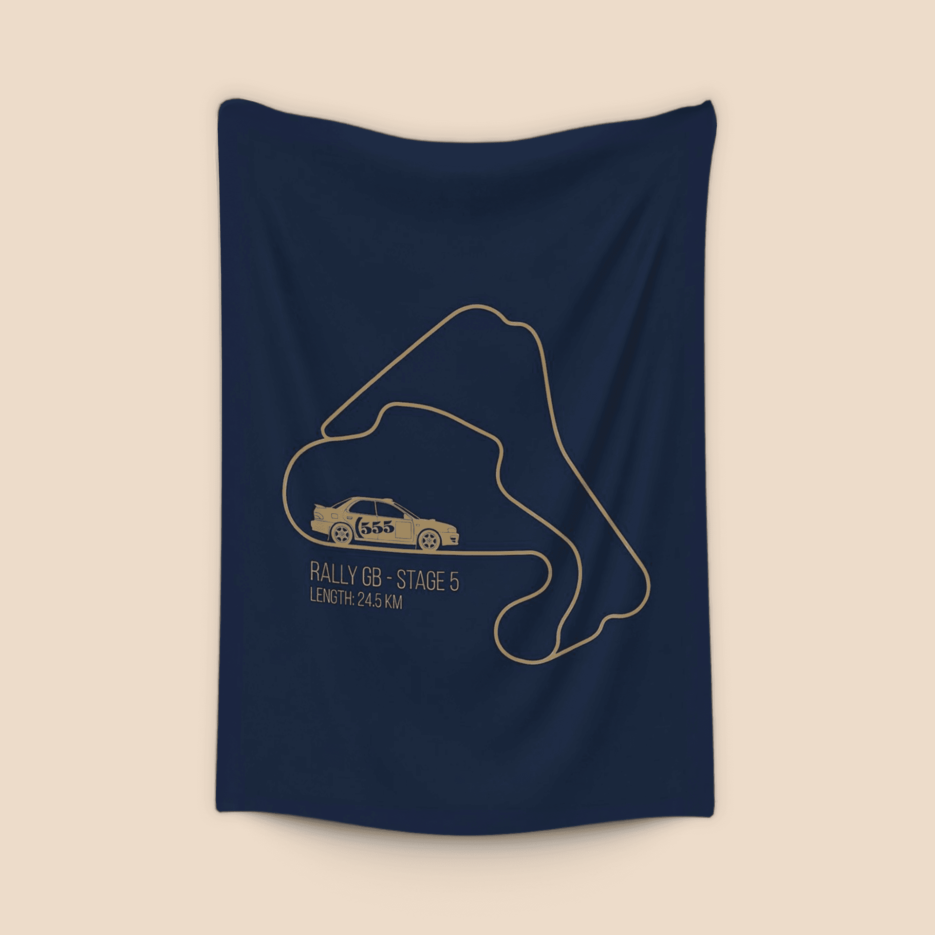 Minimalist Impreza Rally GB Track Map