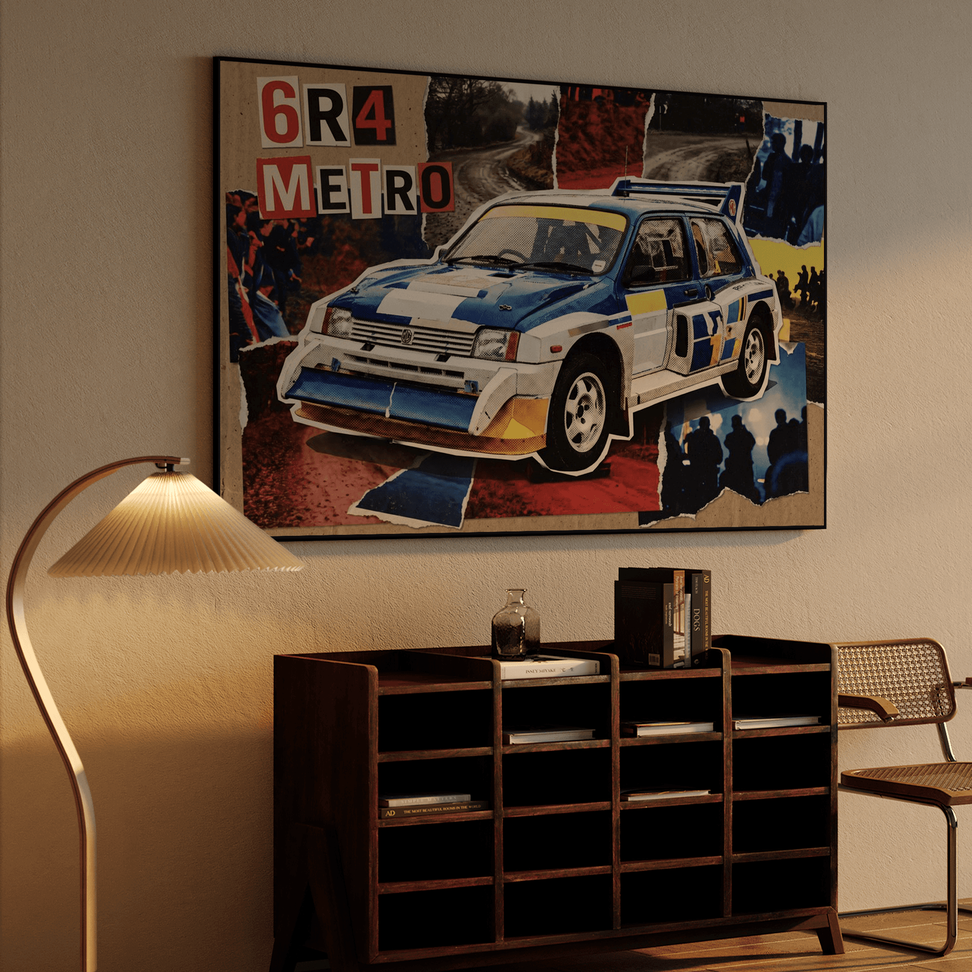 MG Metro 6R4 Zine Collage Art