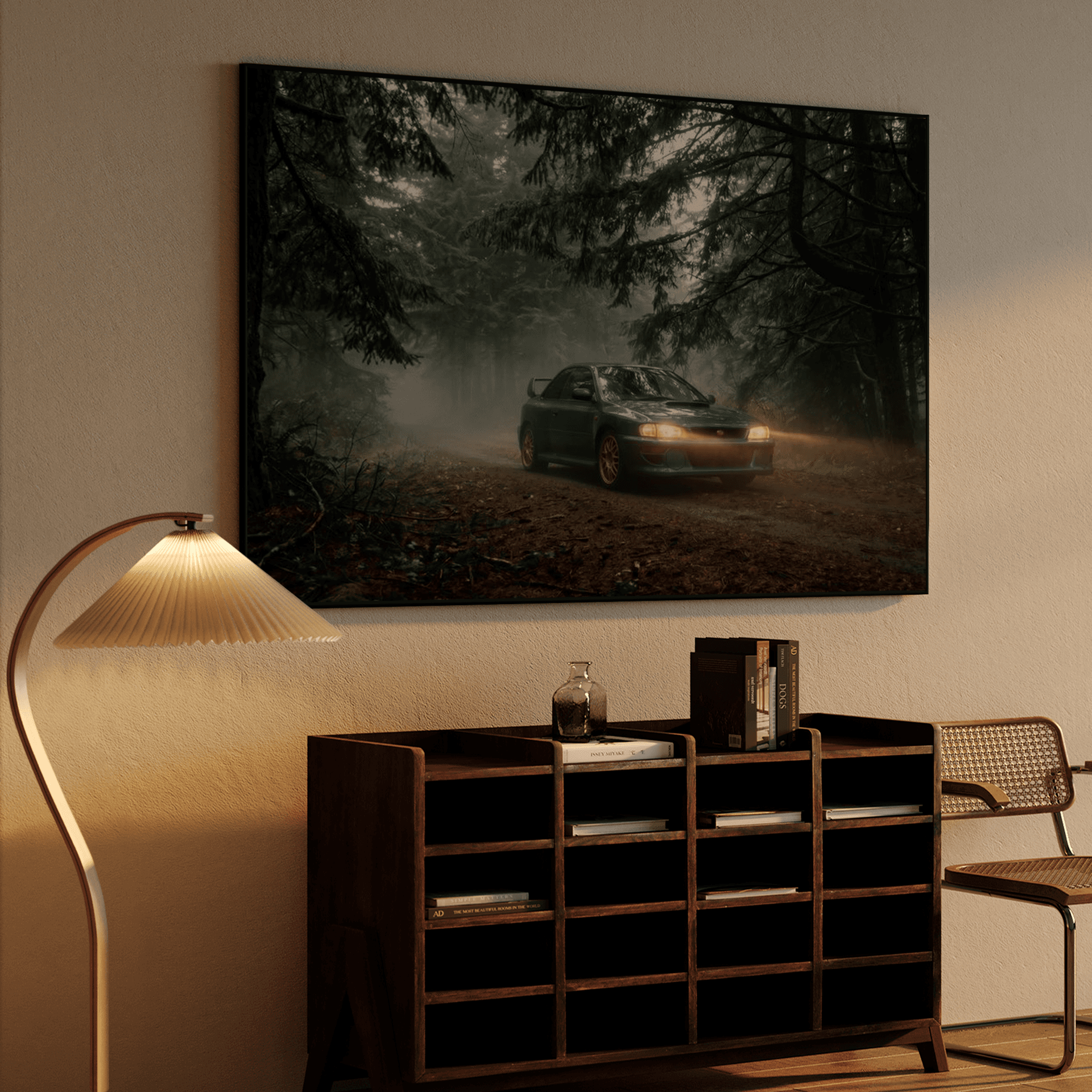 Forest Echoes - Subaru Impreza 22B STi in the Mist