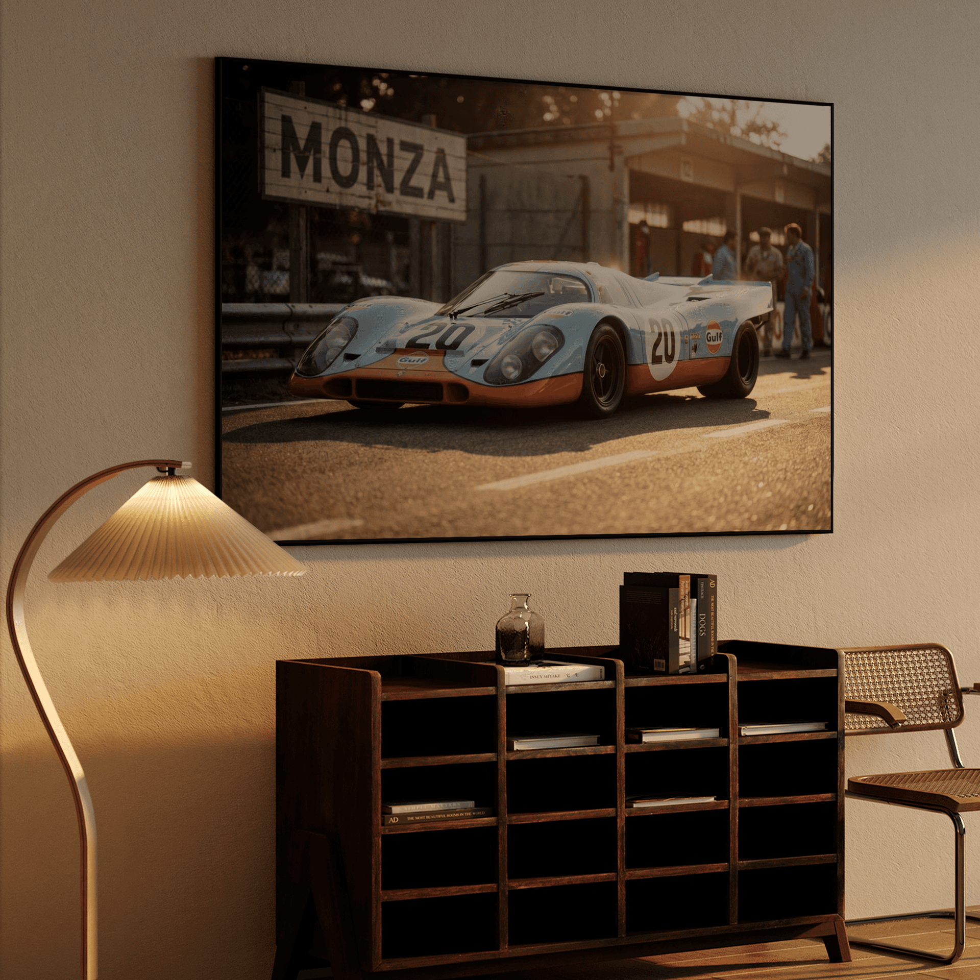 Porsche 917 Gulf Monza Golden Hour