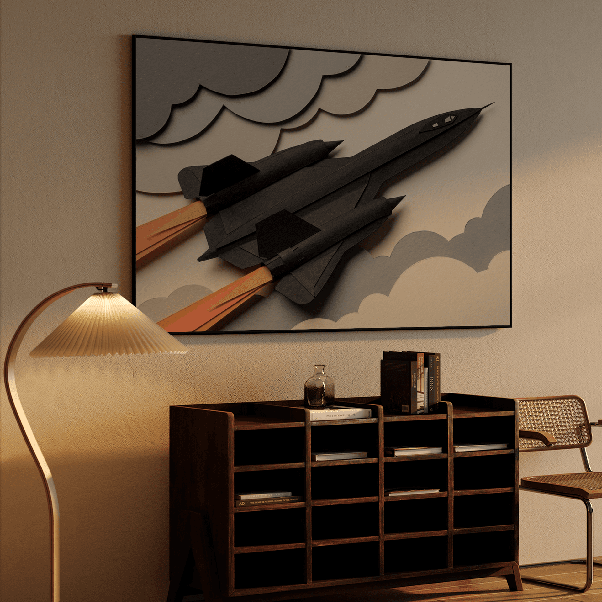 Papercraft SR-71 Blackbird