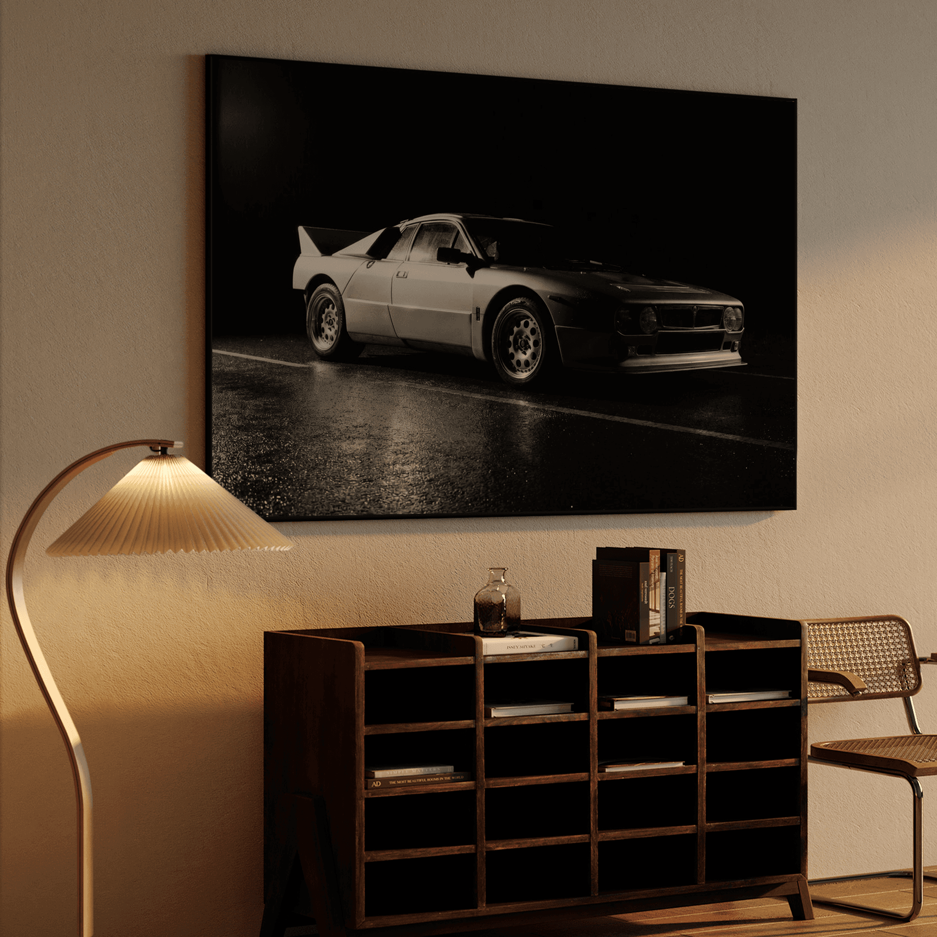 Lancia 037 Stradale Noir Night Portrait