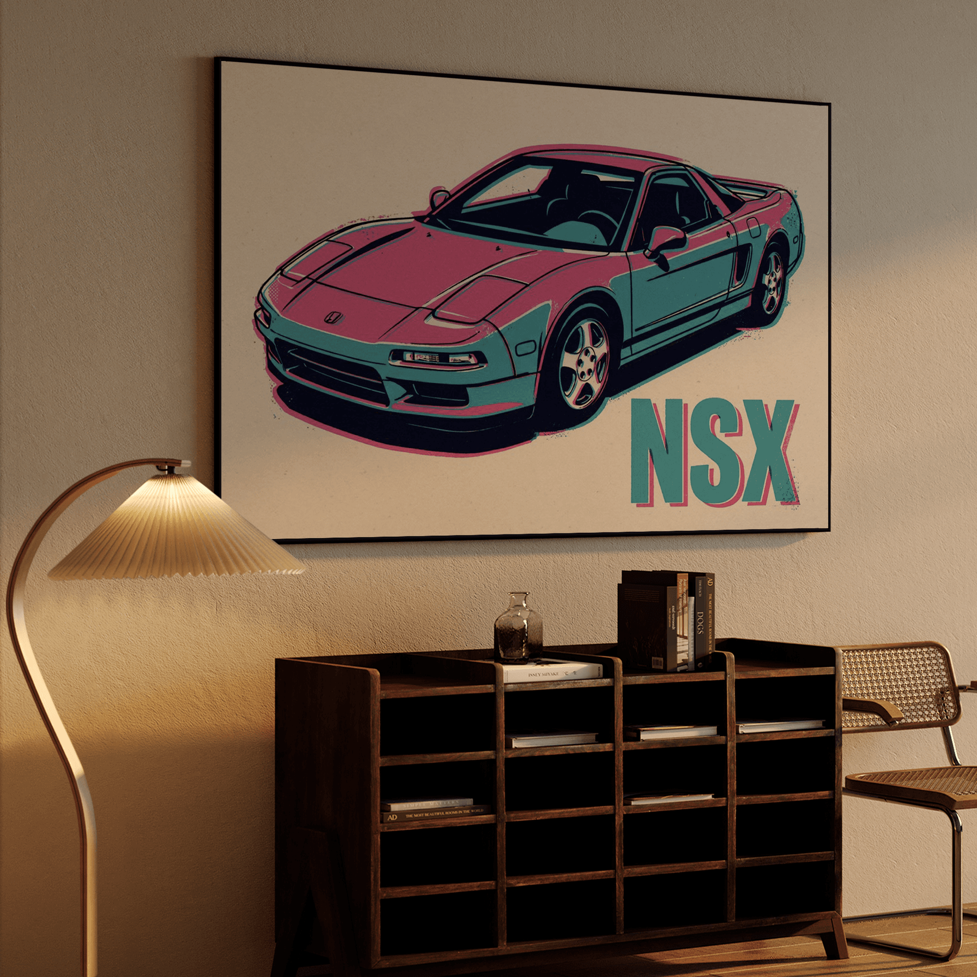 Duotone Honda NSX Pop Art