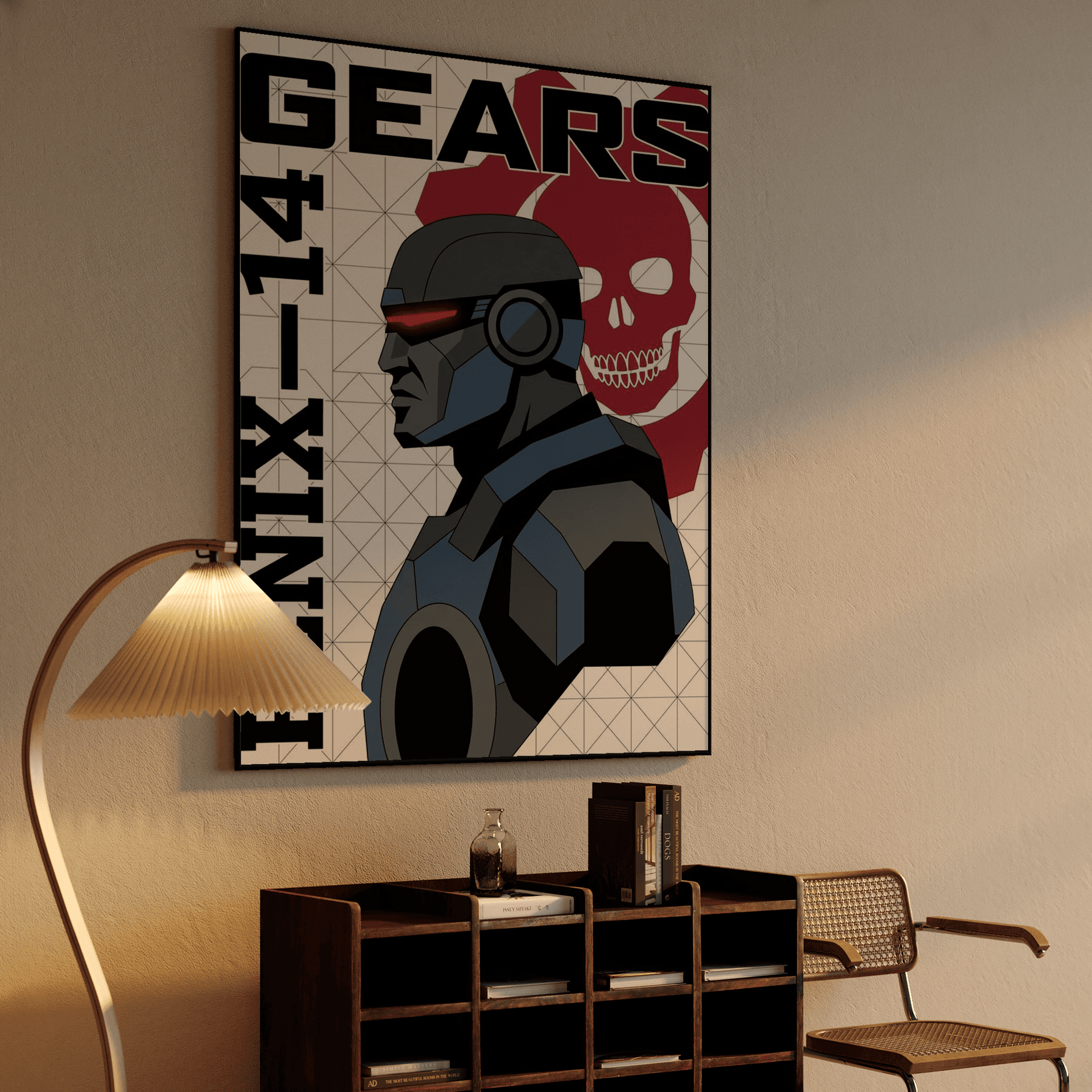 Gears of War Fenix Blueprint Poster