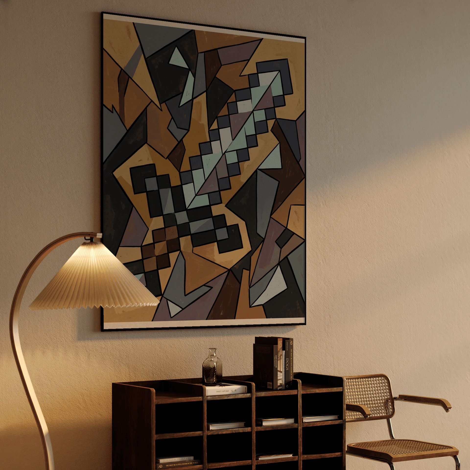 Cubist Diamond Sword