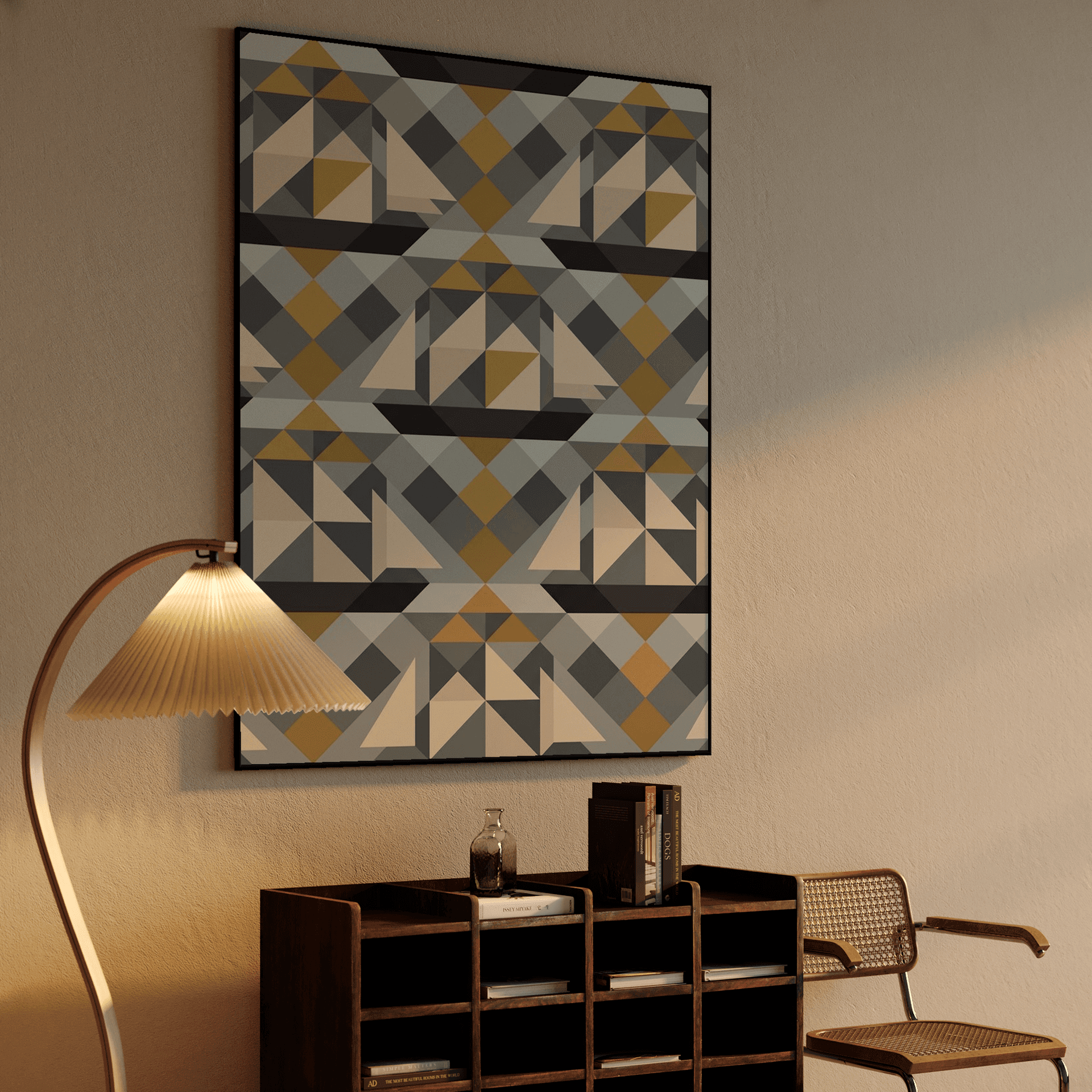 Geometric Polar Sails Pattern