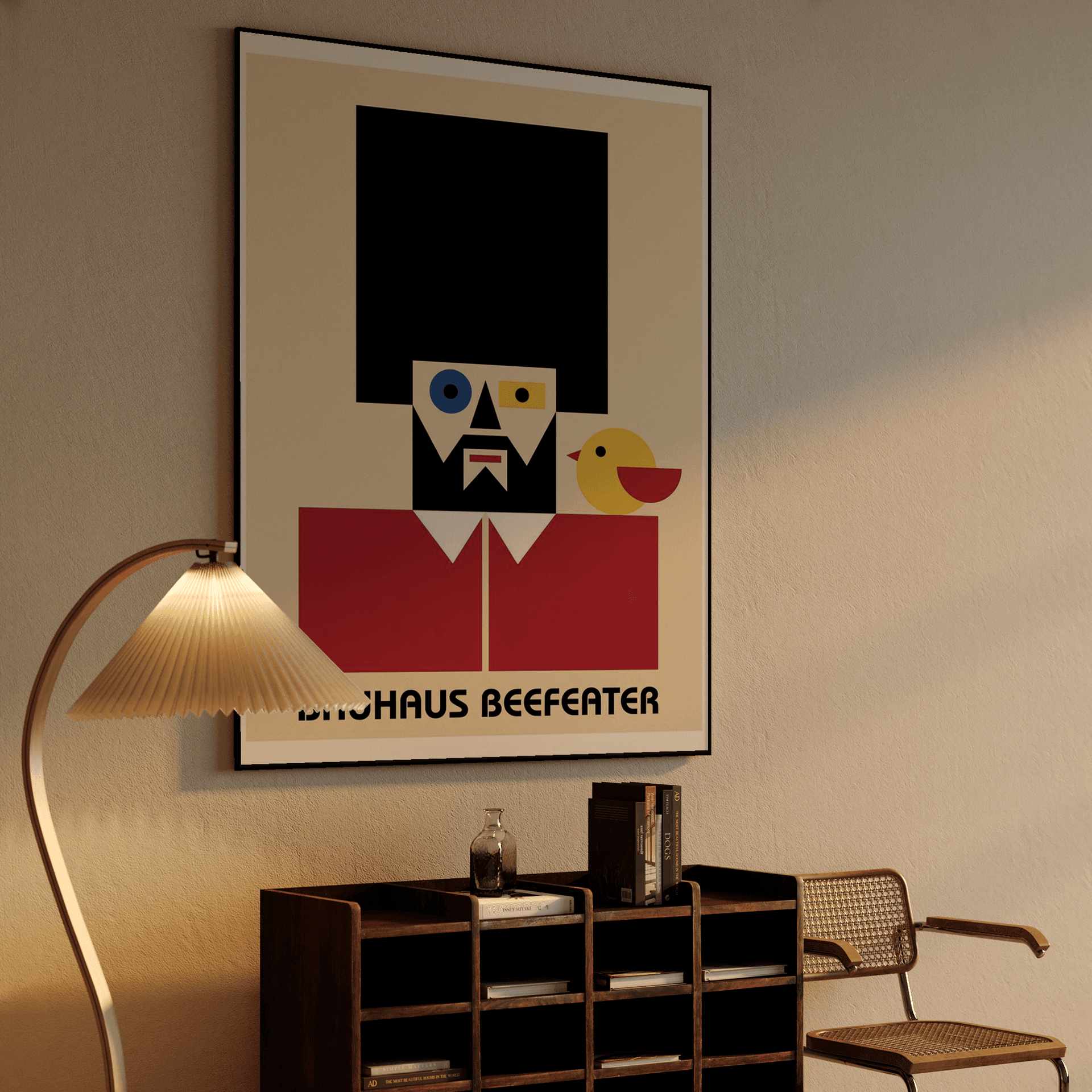 Bauhaus Beefeater: Abstract London Guard Art
