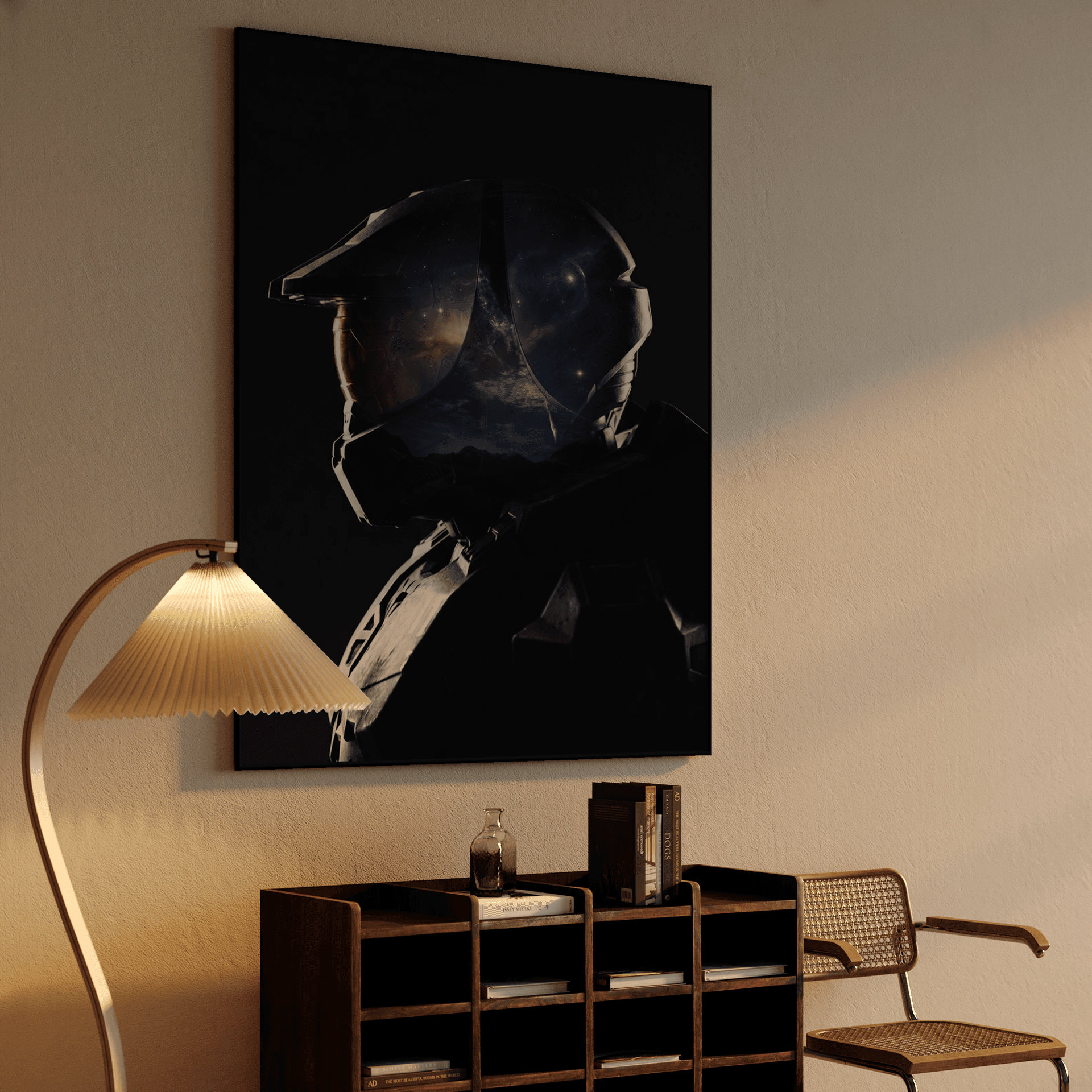 Master Chief Cosmic Silhouette