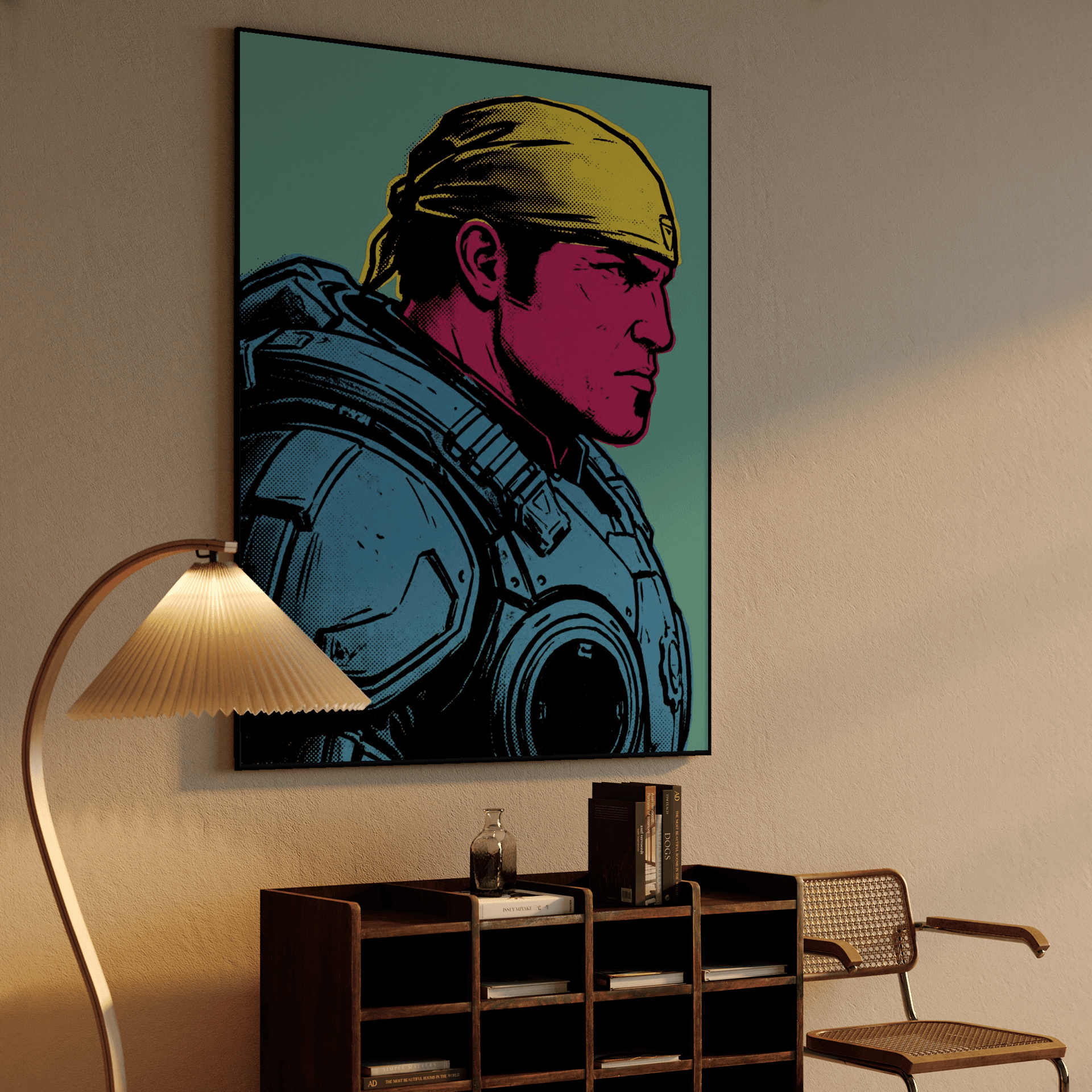 Marcus Fenix Pop Art Portrait