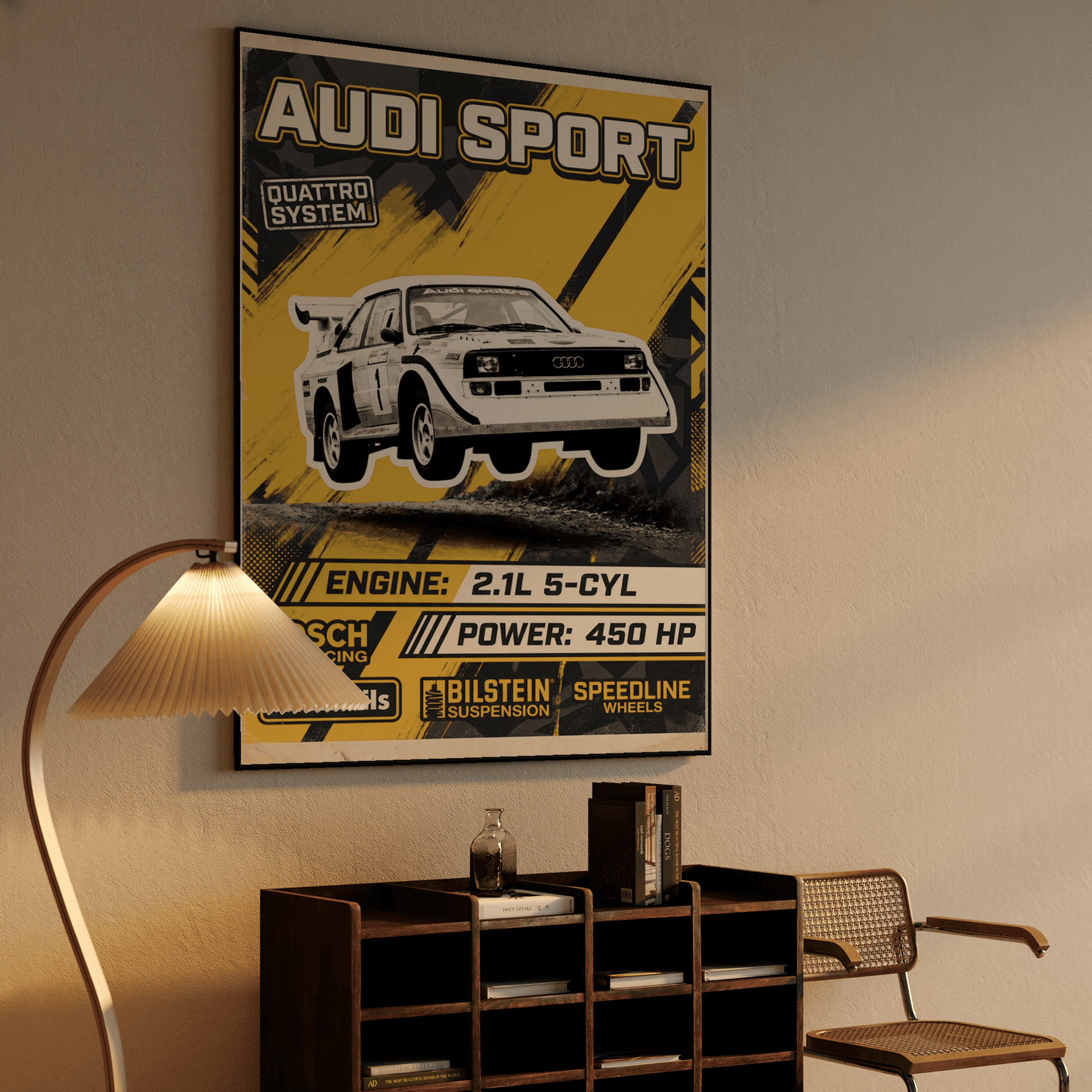 Audi Sport Quattro S1 Group B Spec Poster