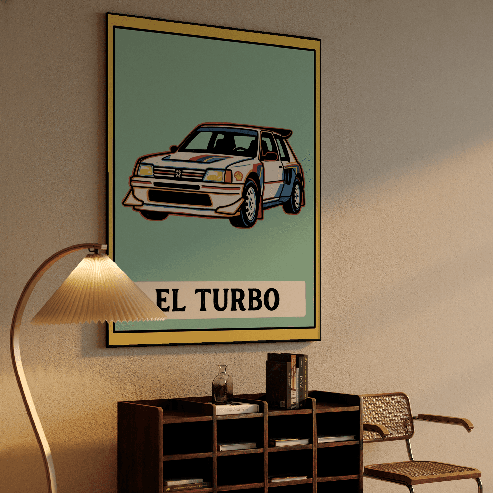 Peugeot 205 T16 El Turbo Loteria Art