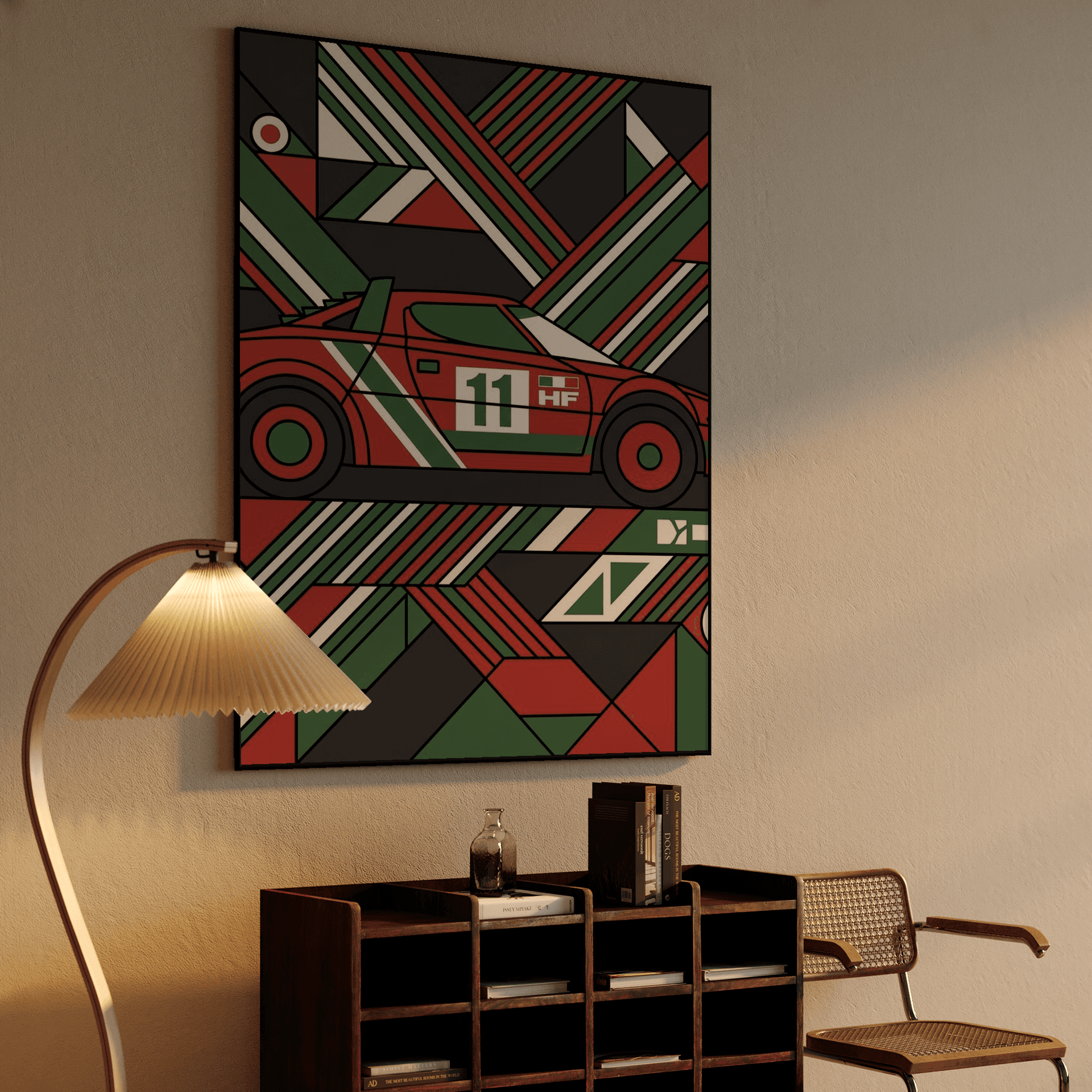 Geometric Stratos Rally Art