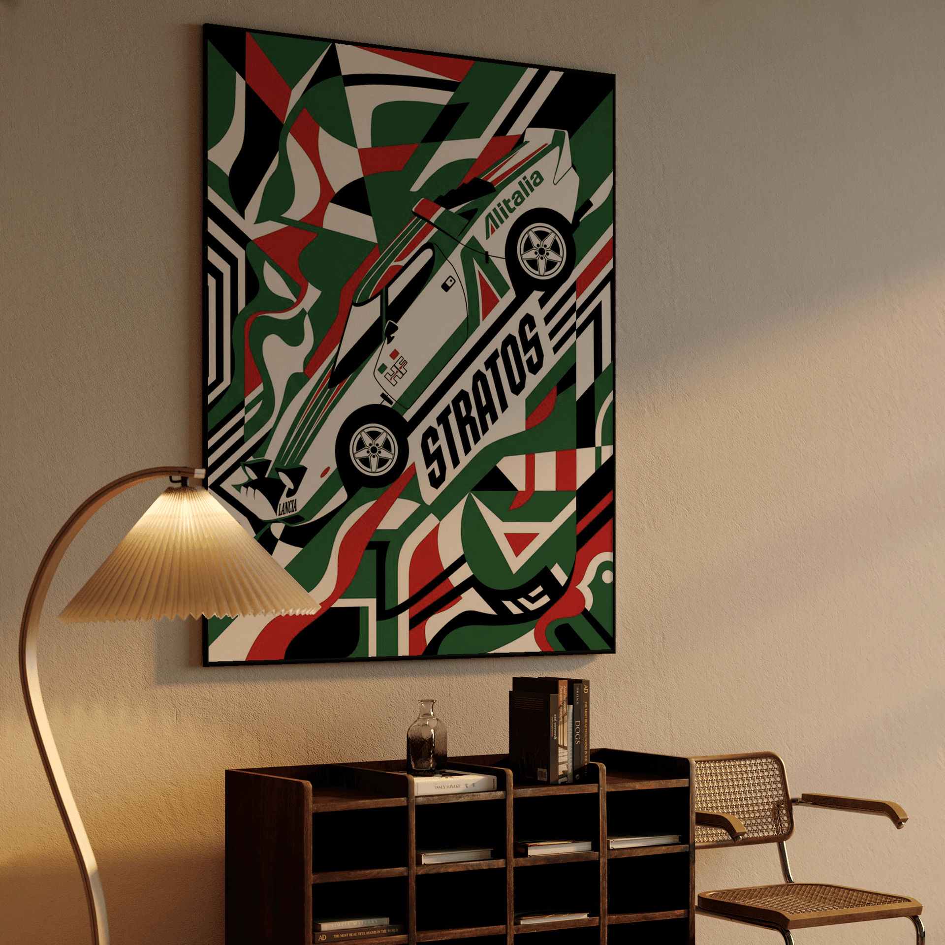 Lancia Stratos Alitalia Memphis Design