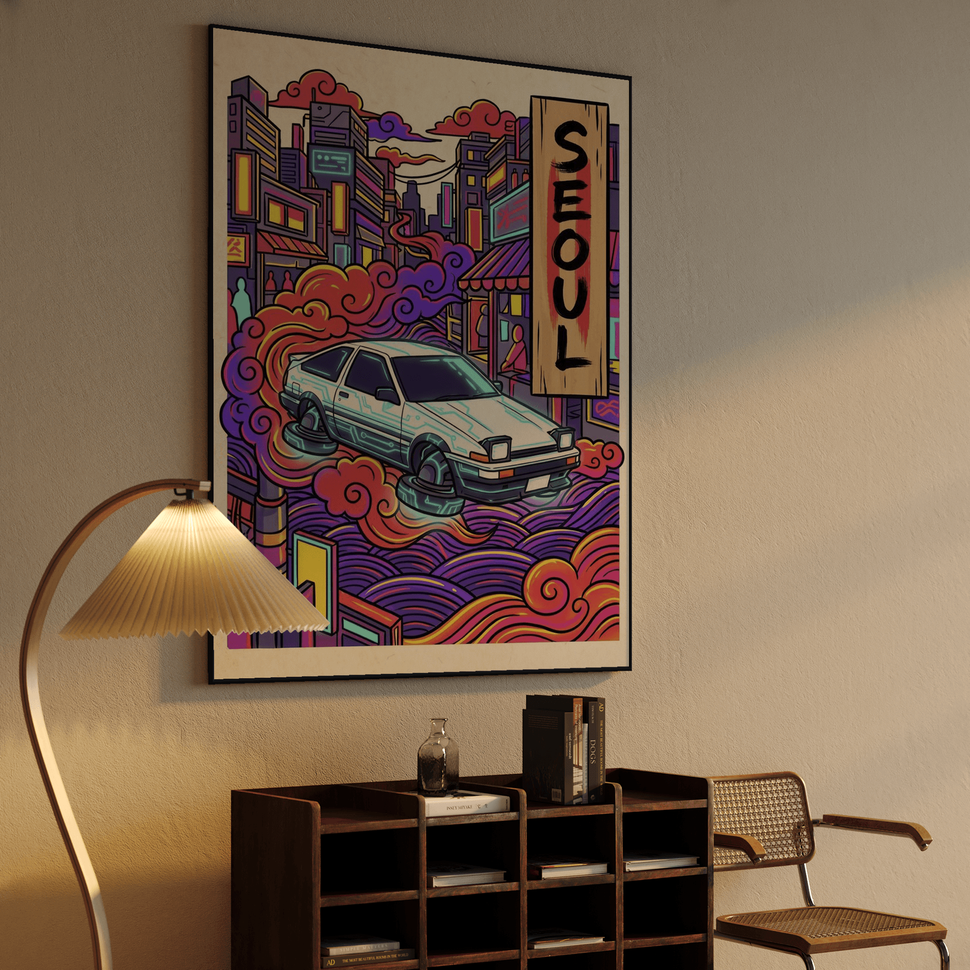 Cyberpunk Seoul: The Hover AE86