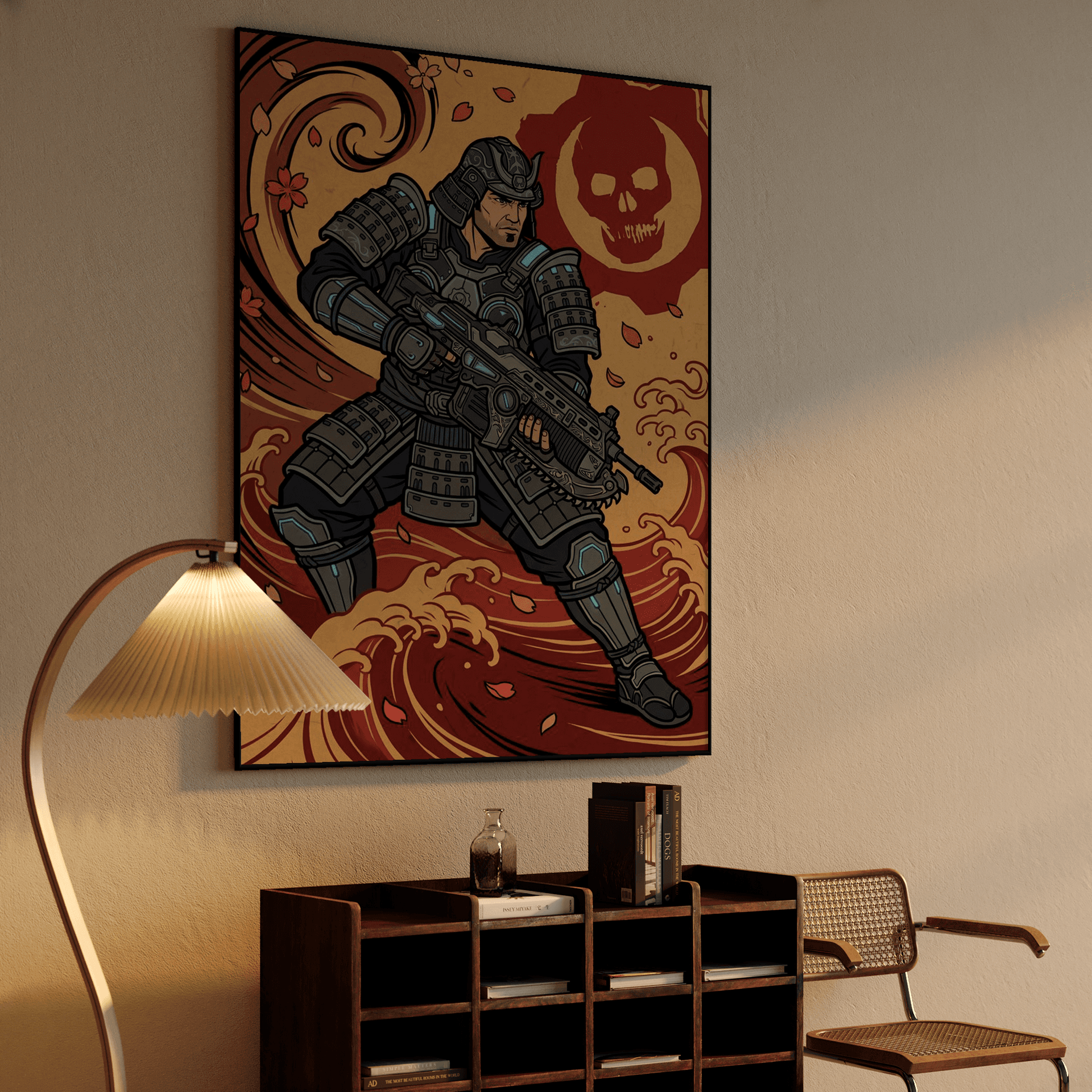 Ukiyo-e COG Samurai Marcus Fenix