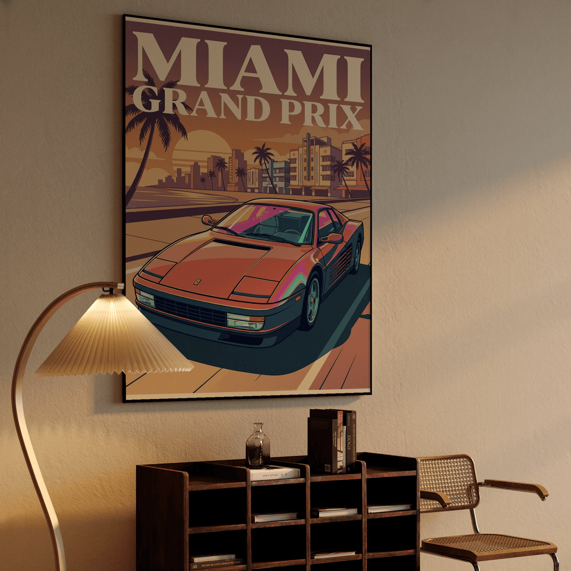 Miami Grand Prix: Classic Ferrari Testarossa
