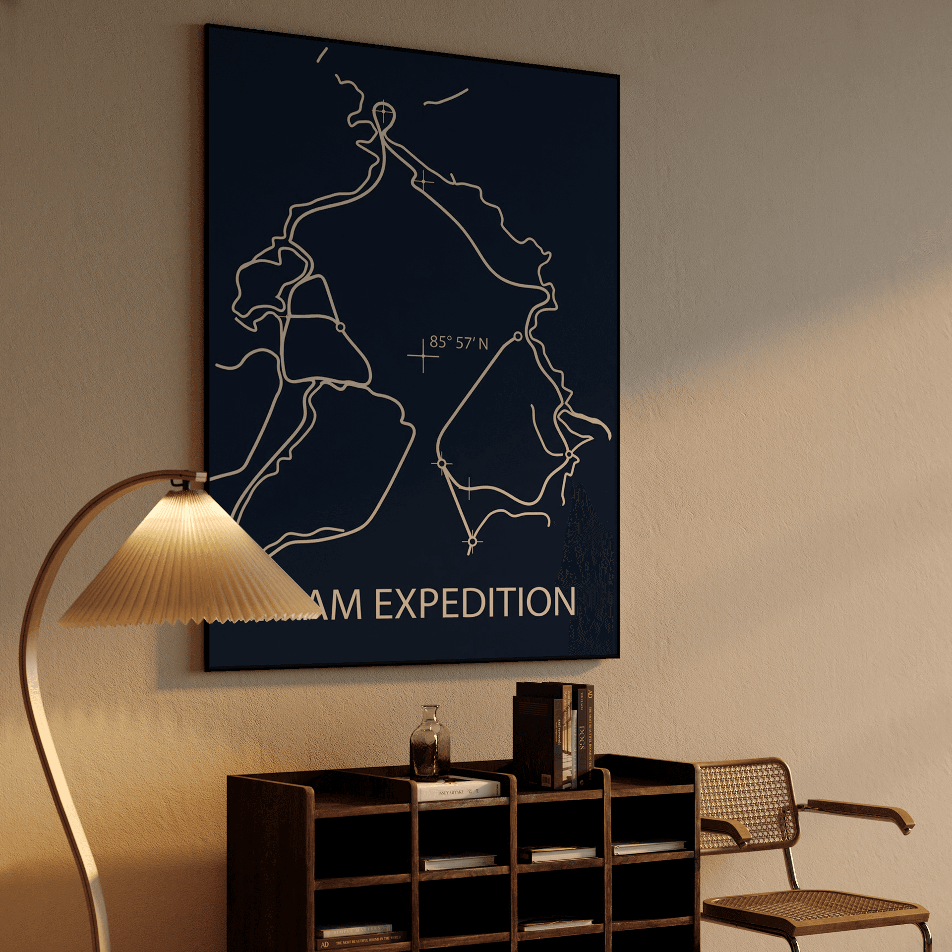 Fram Expedition Arctic Coordinates