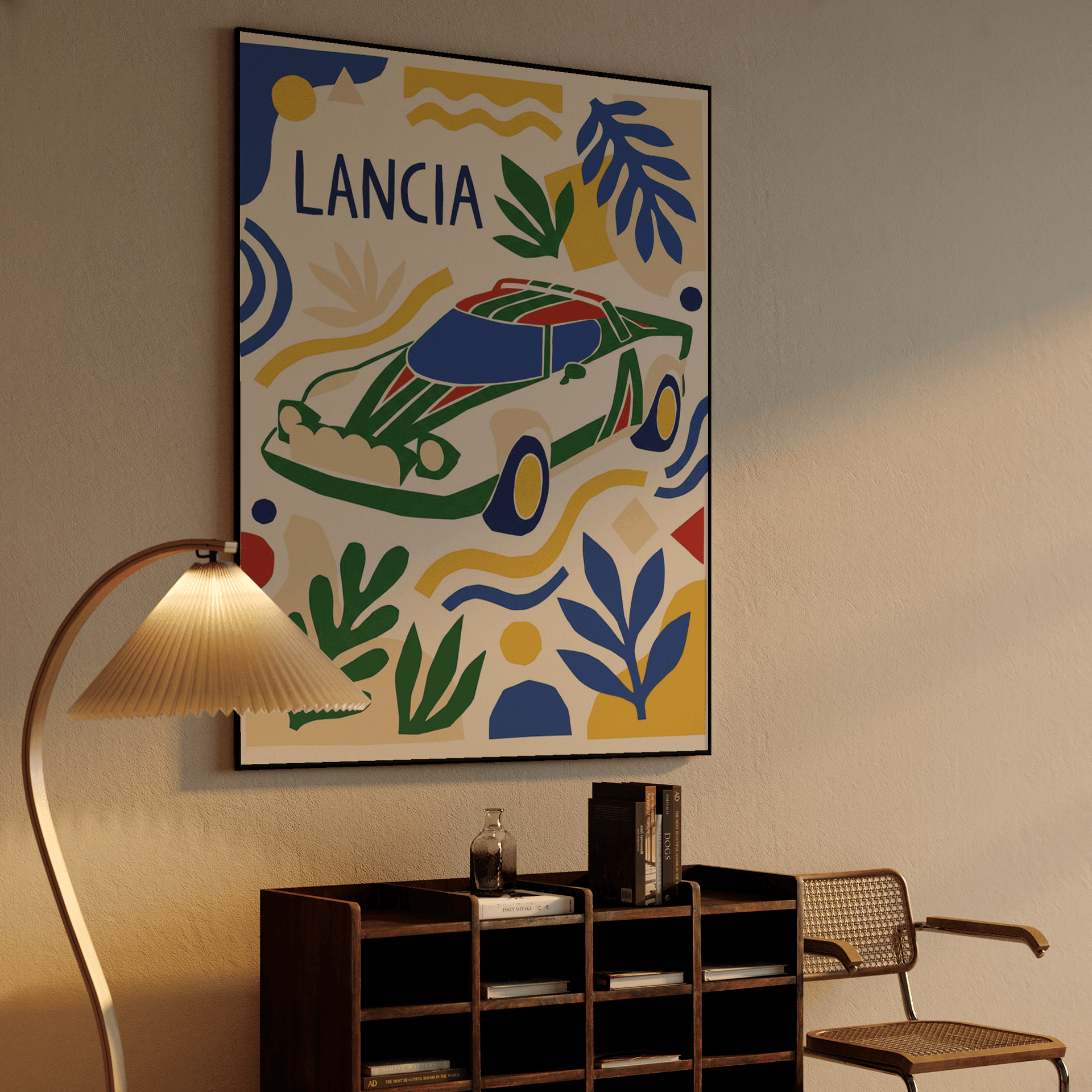 Lancia Stratos Alitalia Matisse Style Cutout