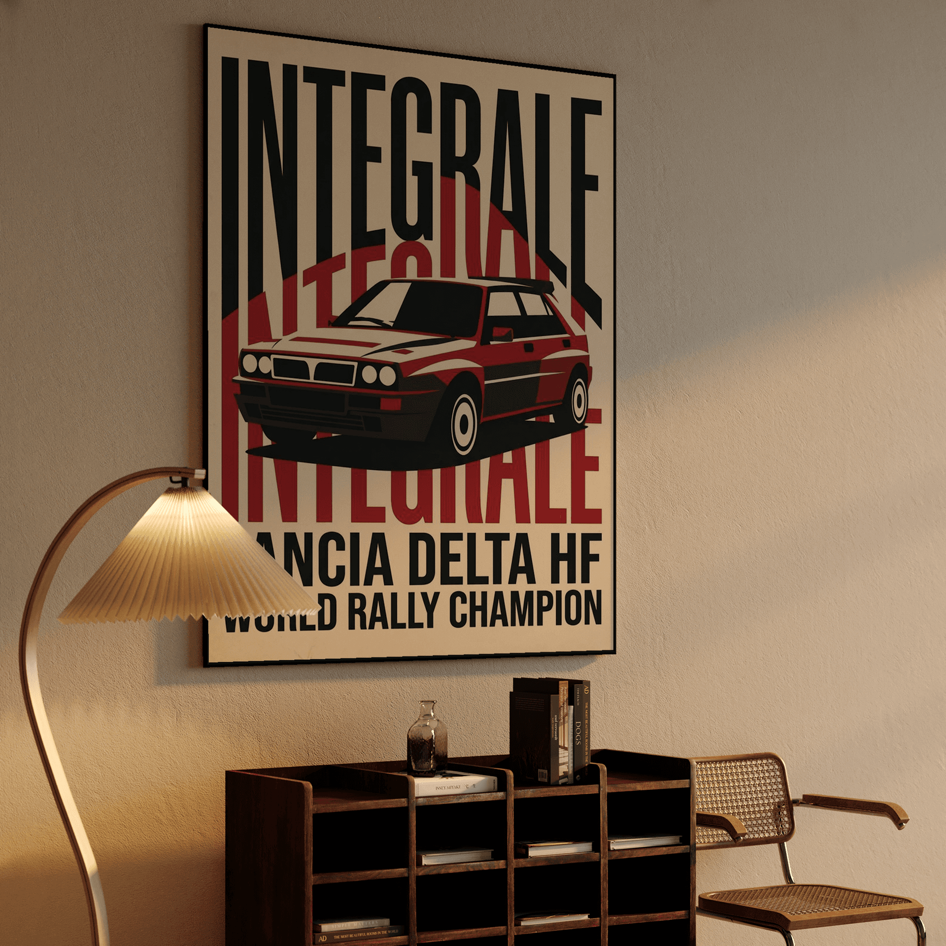 Lancia Delta HF Integrale World Rally Champion Poster