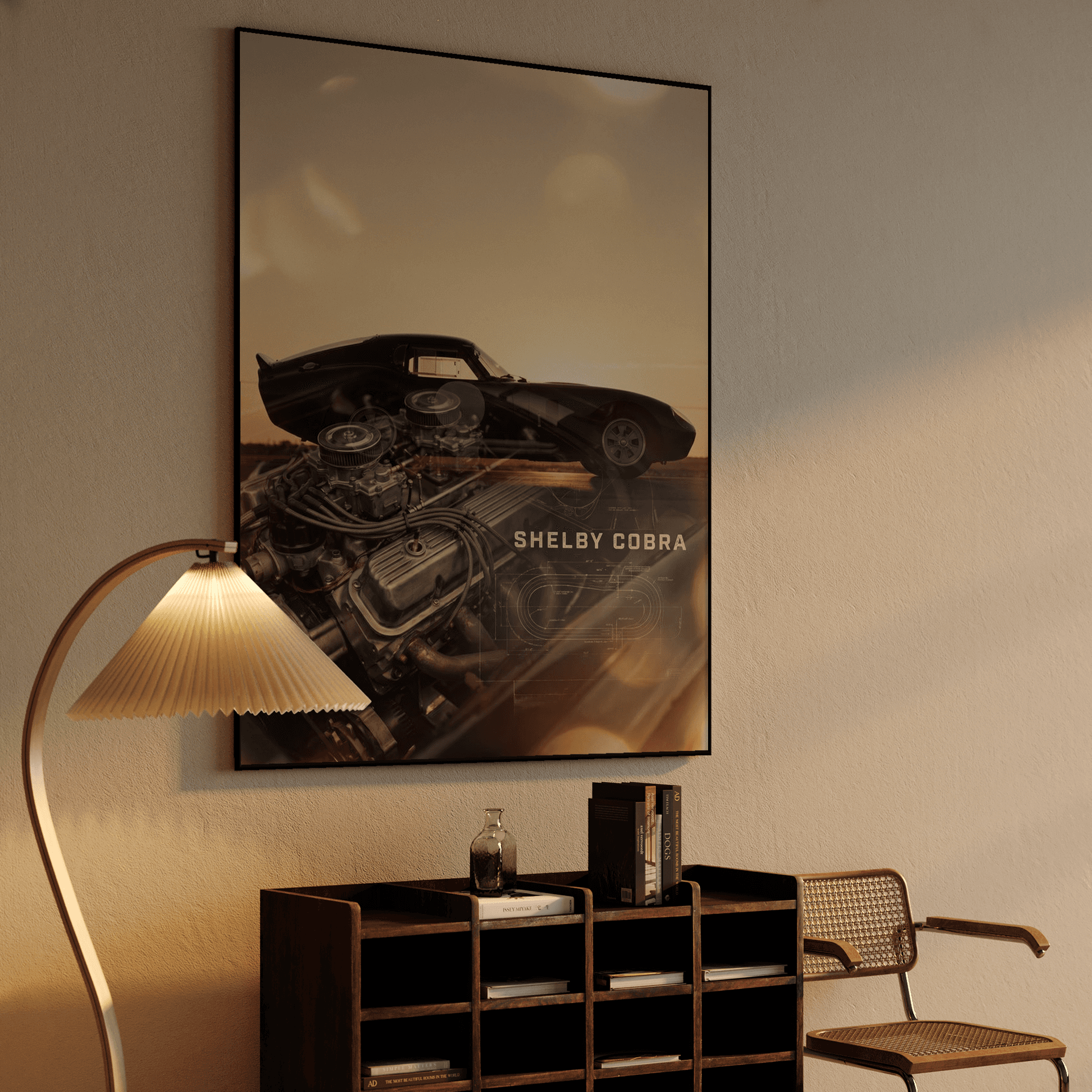 Shelby Cobra Daytona Coupe Golden Hour Collage