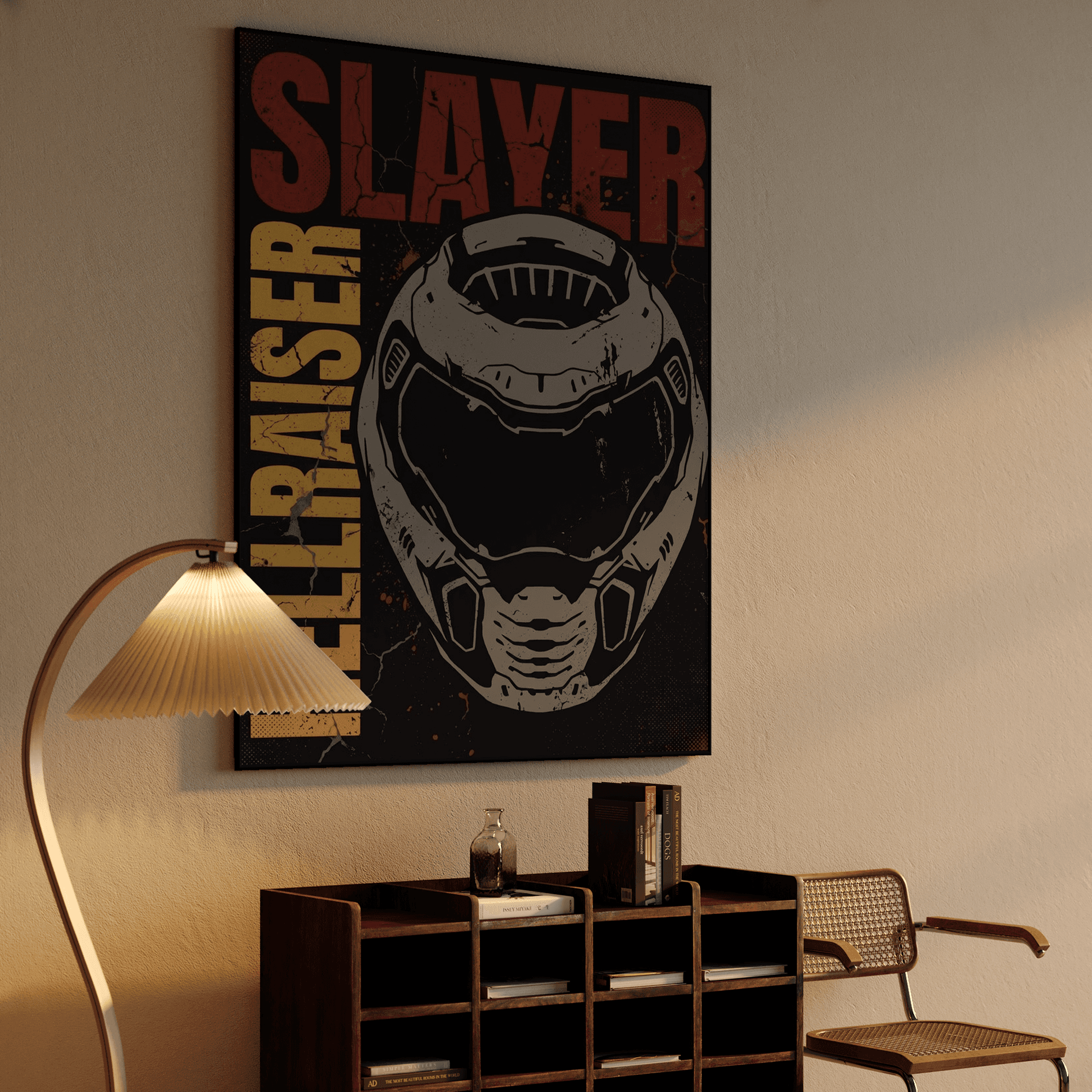 Doom Slayer Hellraiser Poster