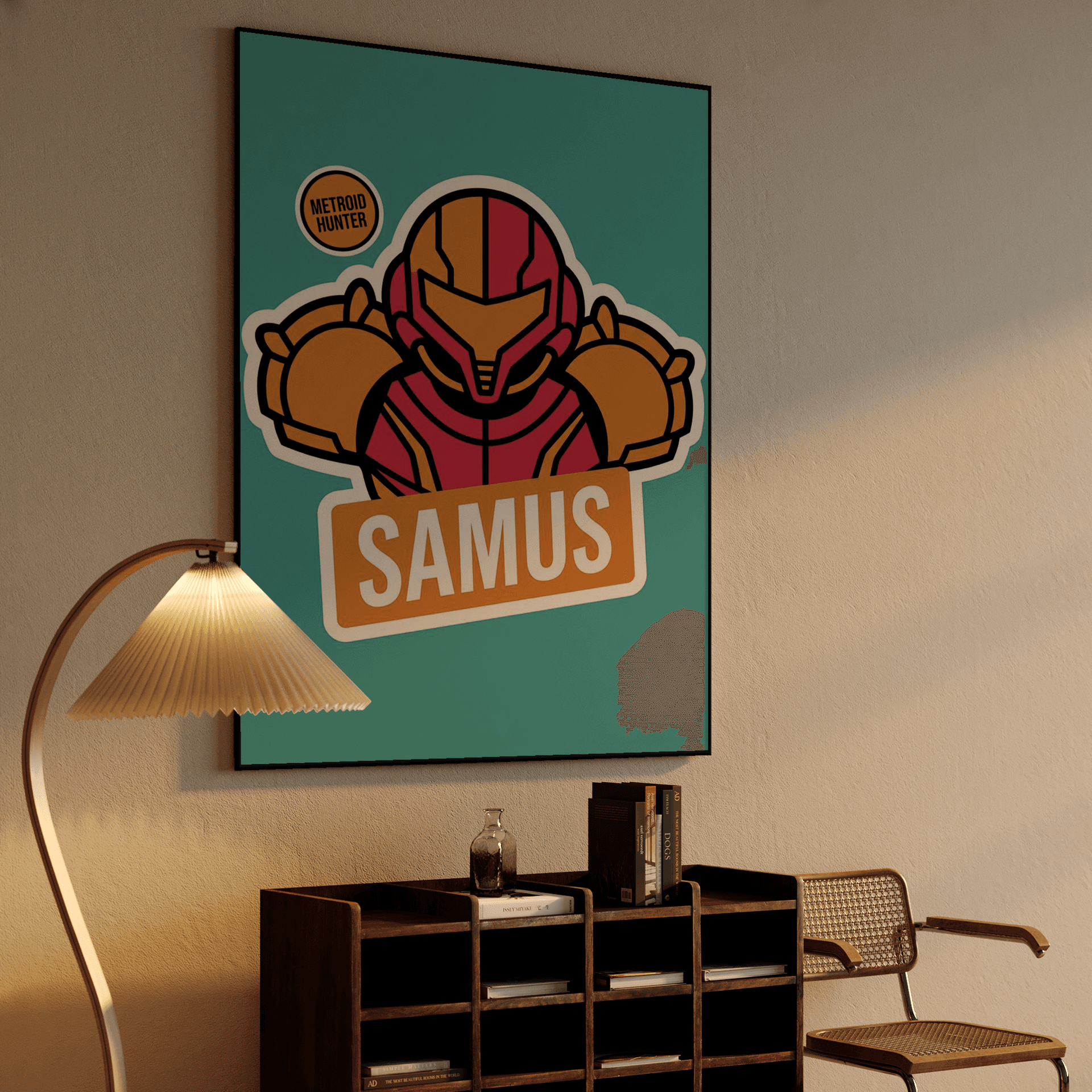 Samus Aran Varia Suit Sticker Art