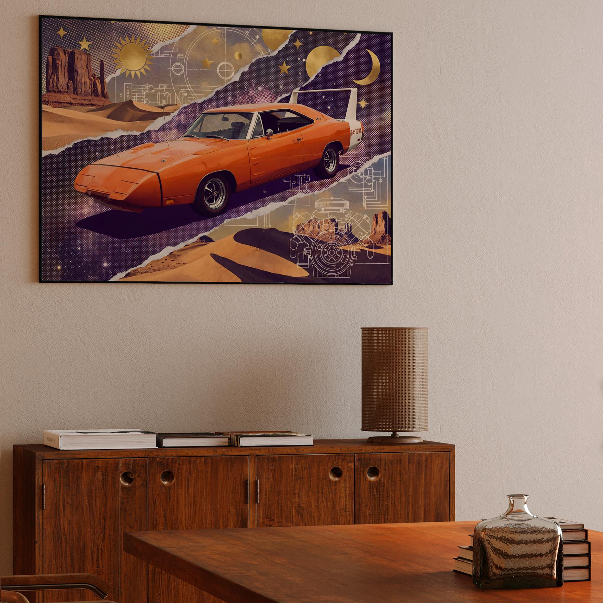 Charger Daytona: Celestial Aero Warrior Collage