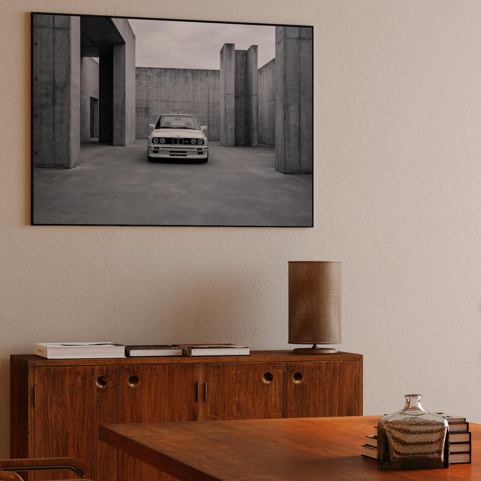 BMW E30 M3: Brutalist Frontal Study