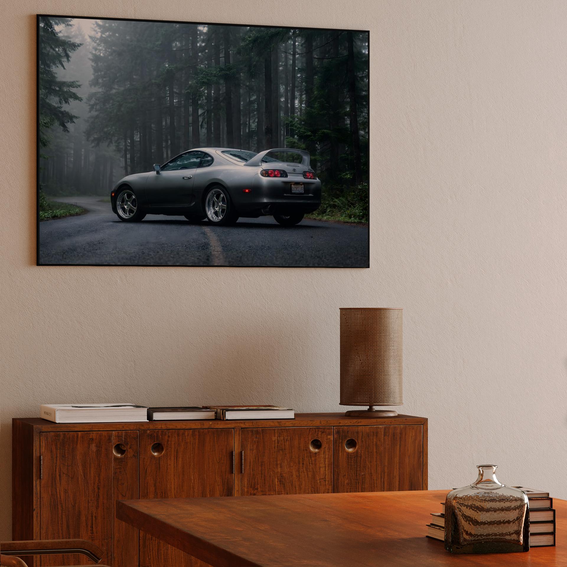 Toyota Supra A80: Misty Forest Run