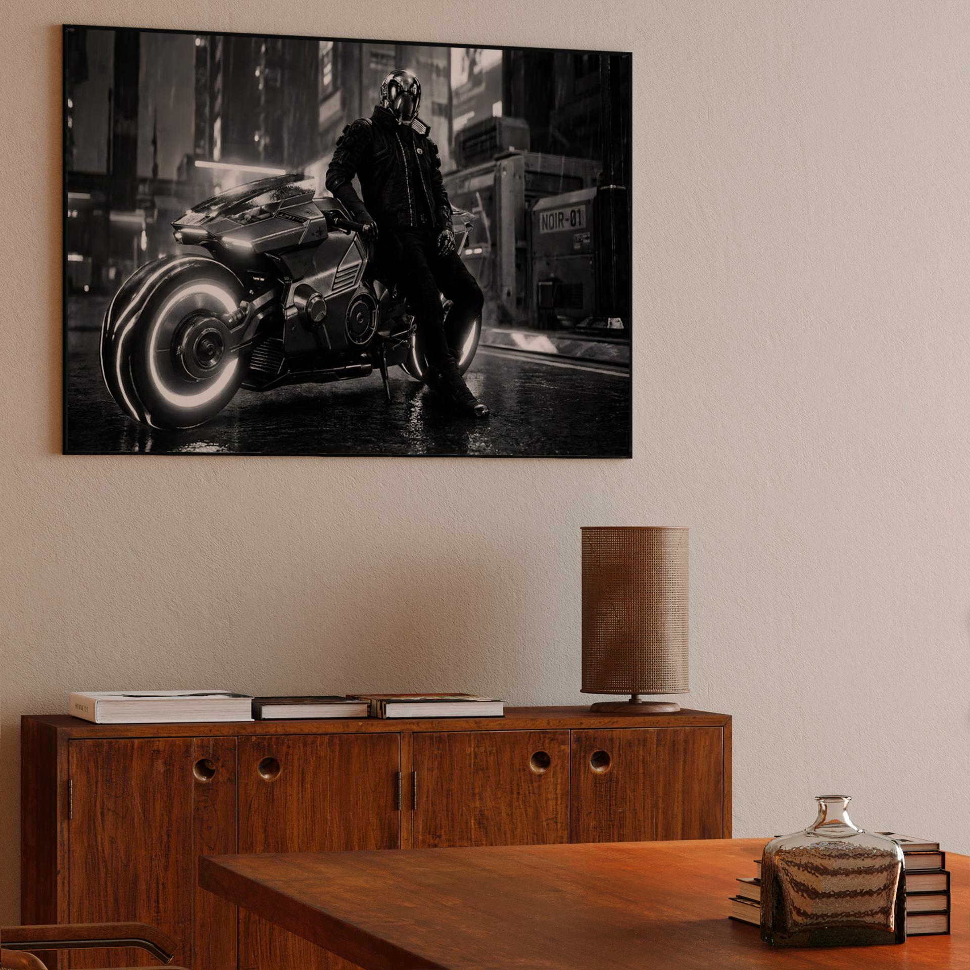 Noir-01 Cyberpunk Biker