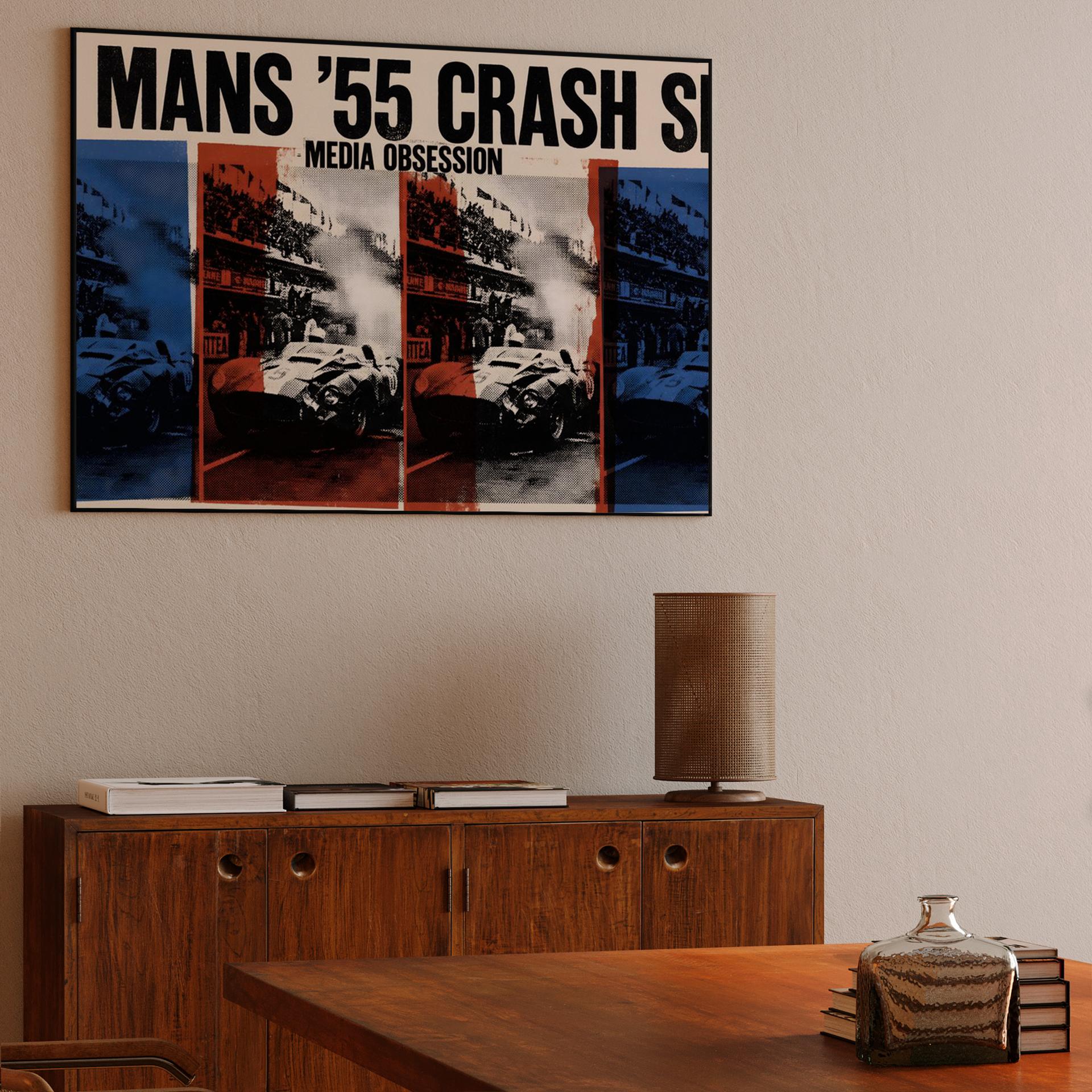 Le Mans '55 Crash Site Media Obsession Pop Art