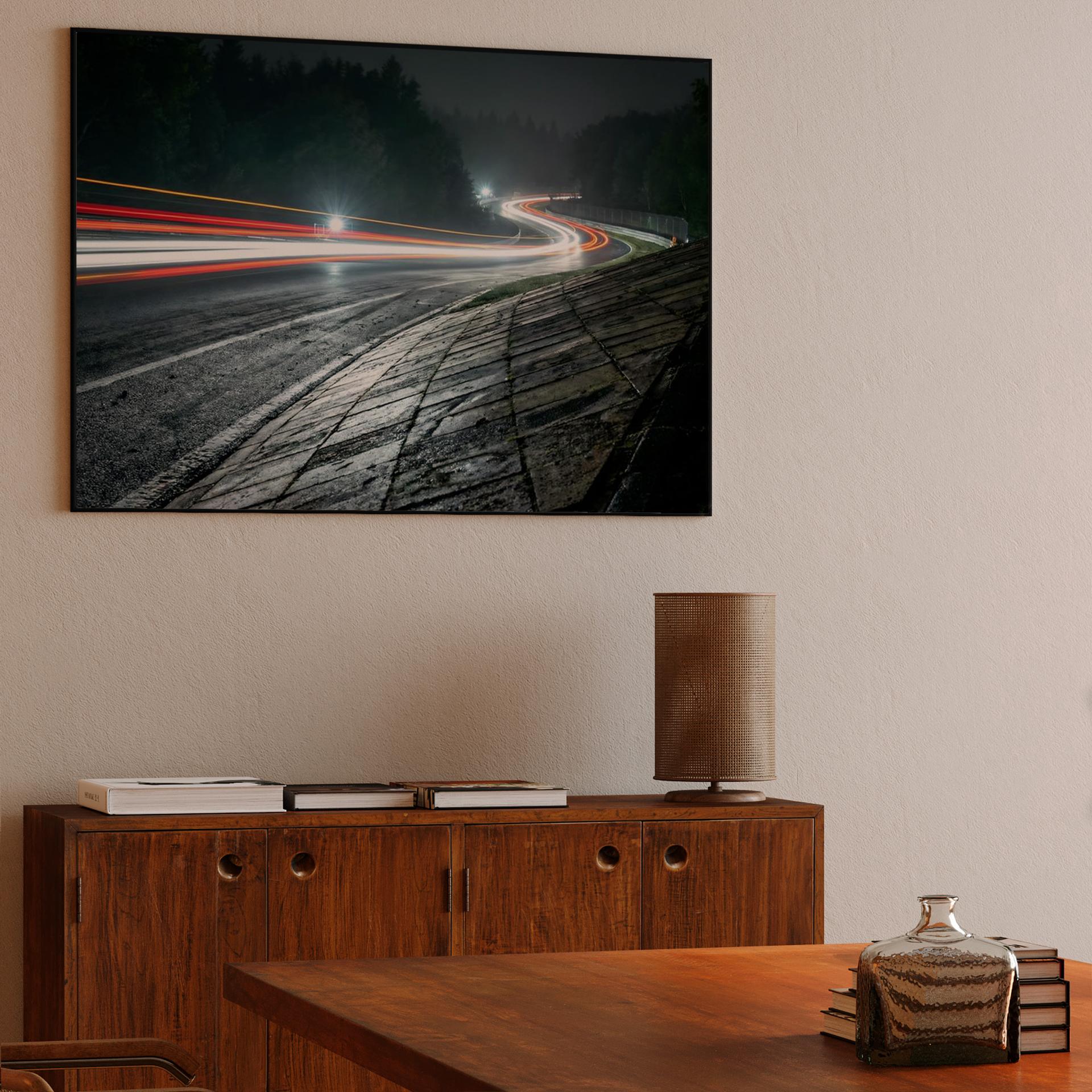 Nürburgring Night Light Trails