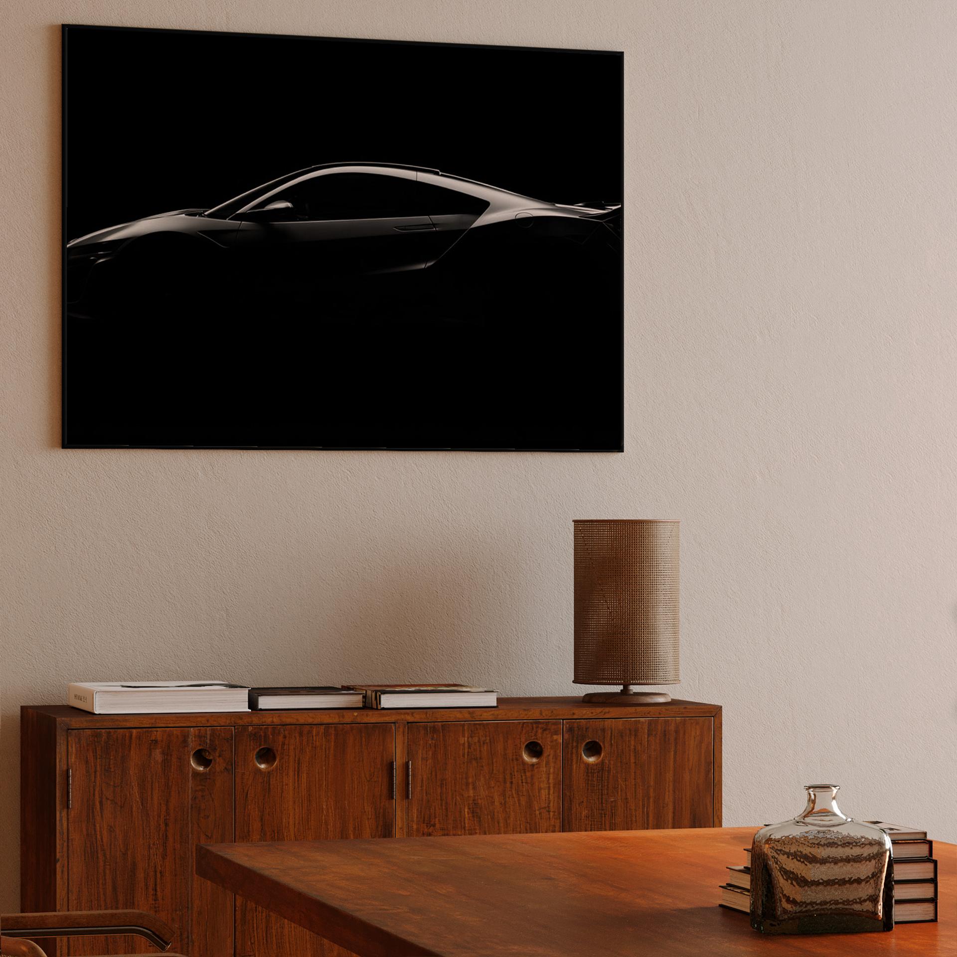 Sleek Silhouette: Modern Honda NSX