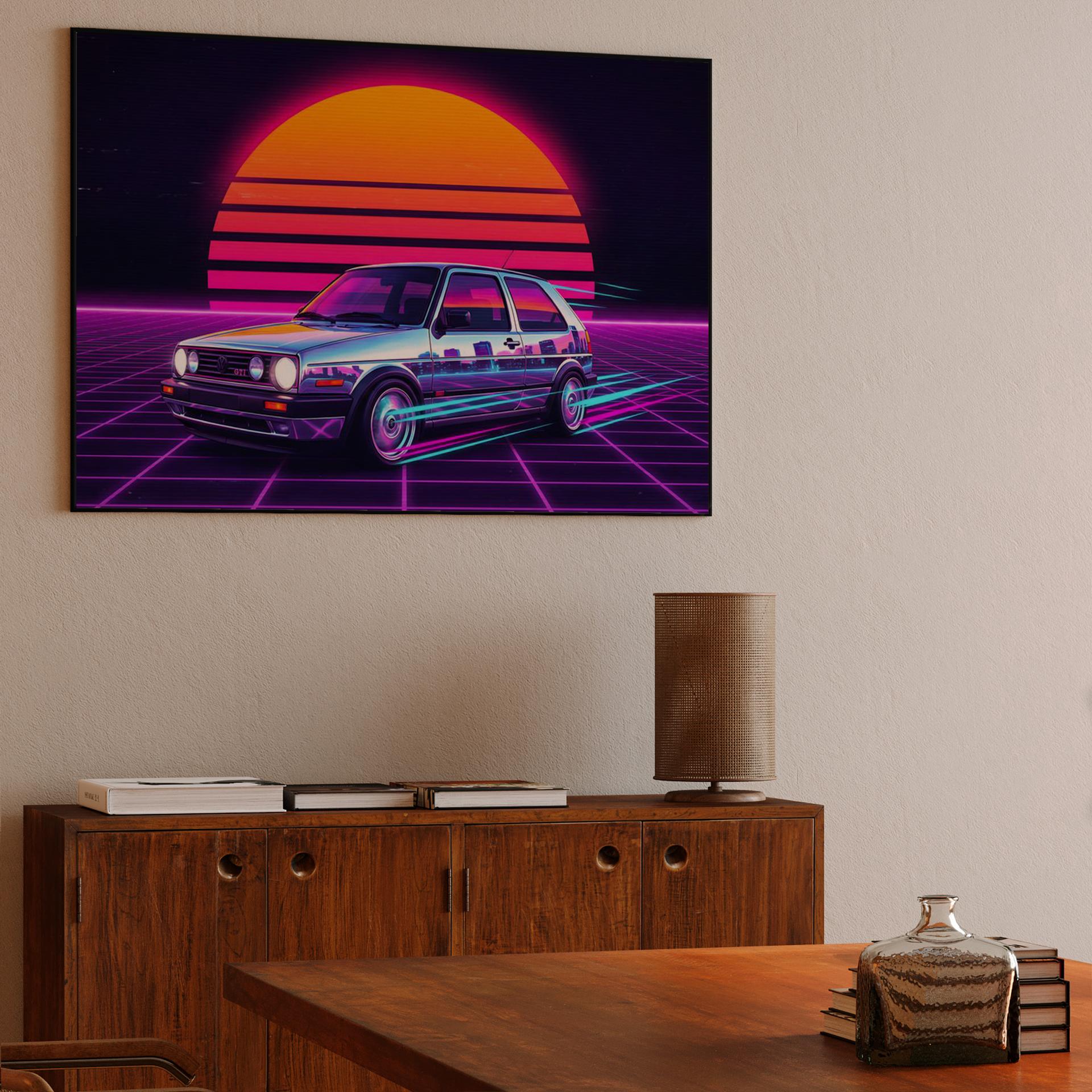VW Golf Mk2 GTI Synthwave Speedster