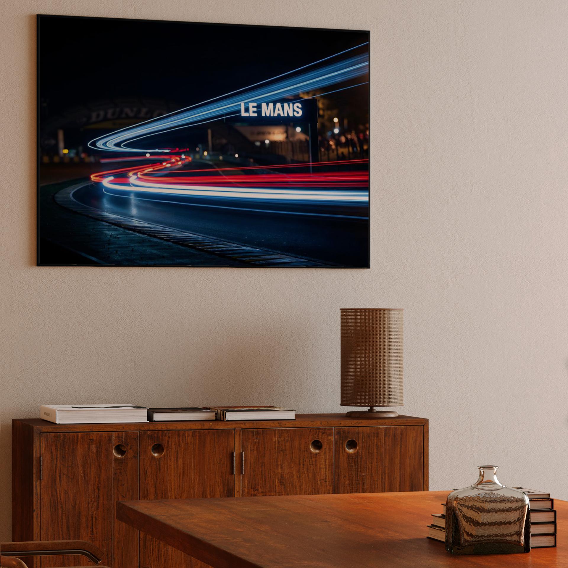 Velocity at Night: Le Mans Light Trails