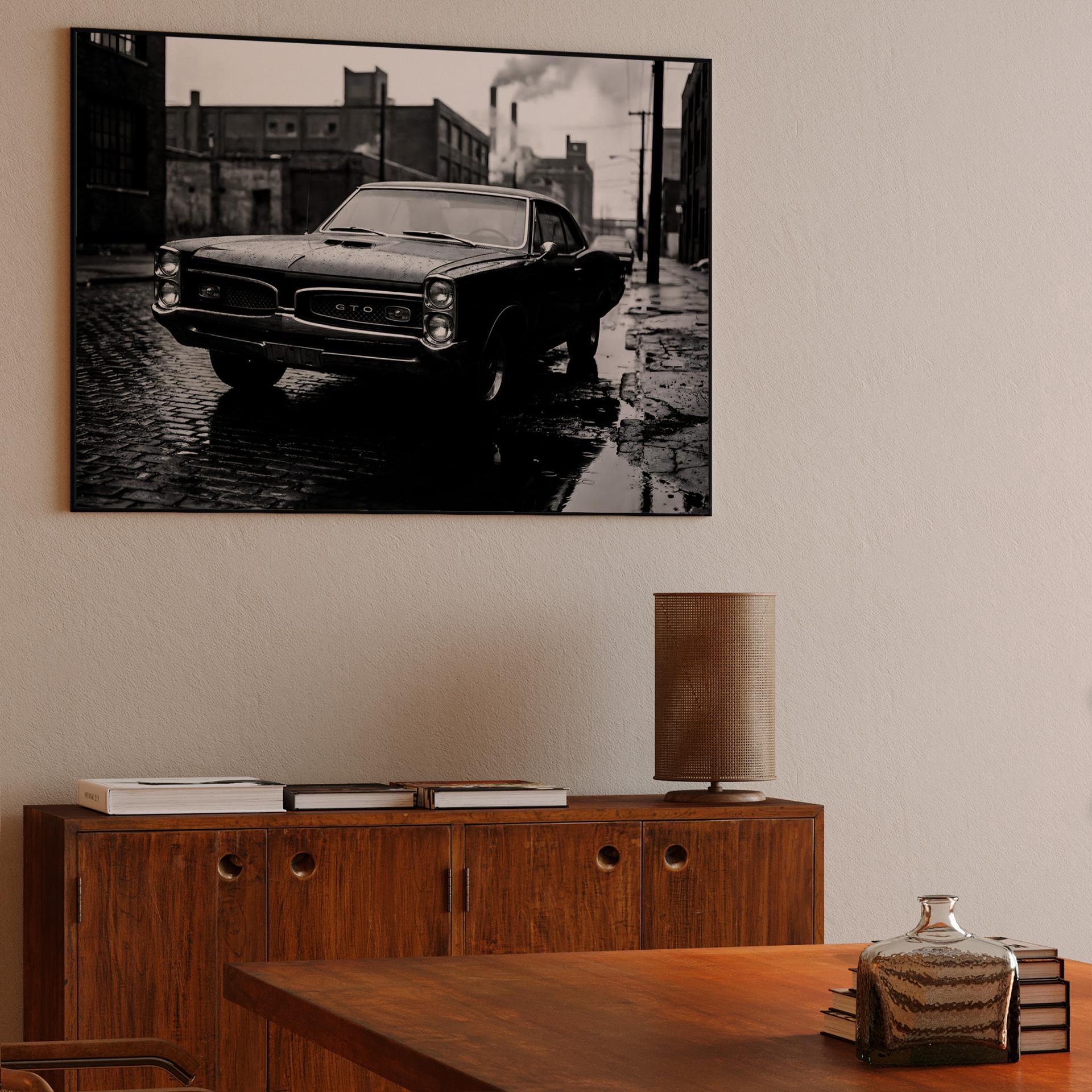 Industrial Legend: 1966 Pontiac GTO in the Rain