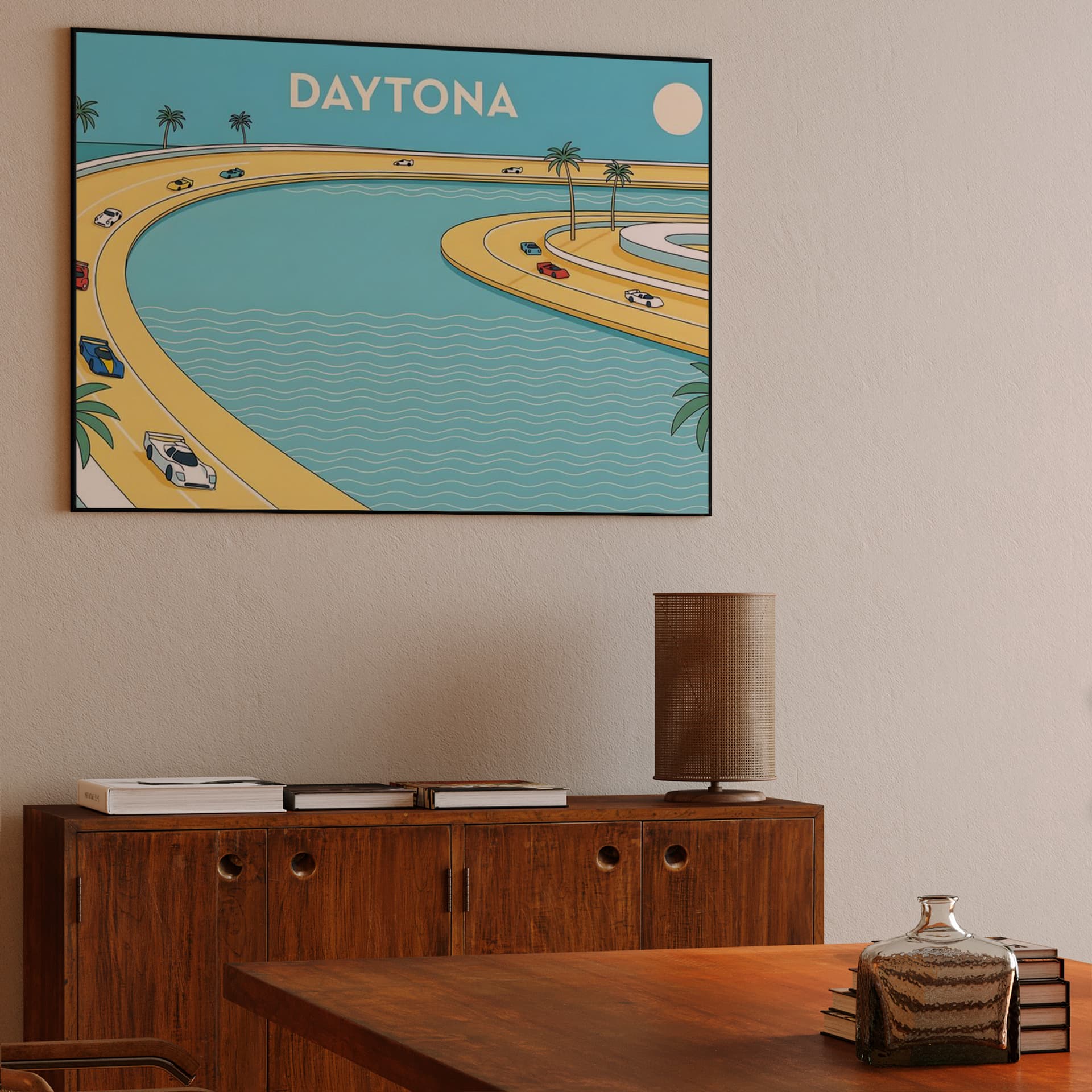 Daytona 24: Coastal Curve Illustration