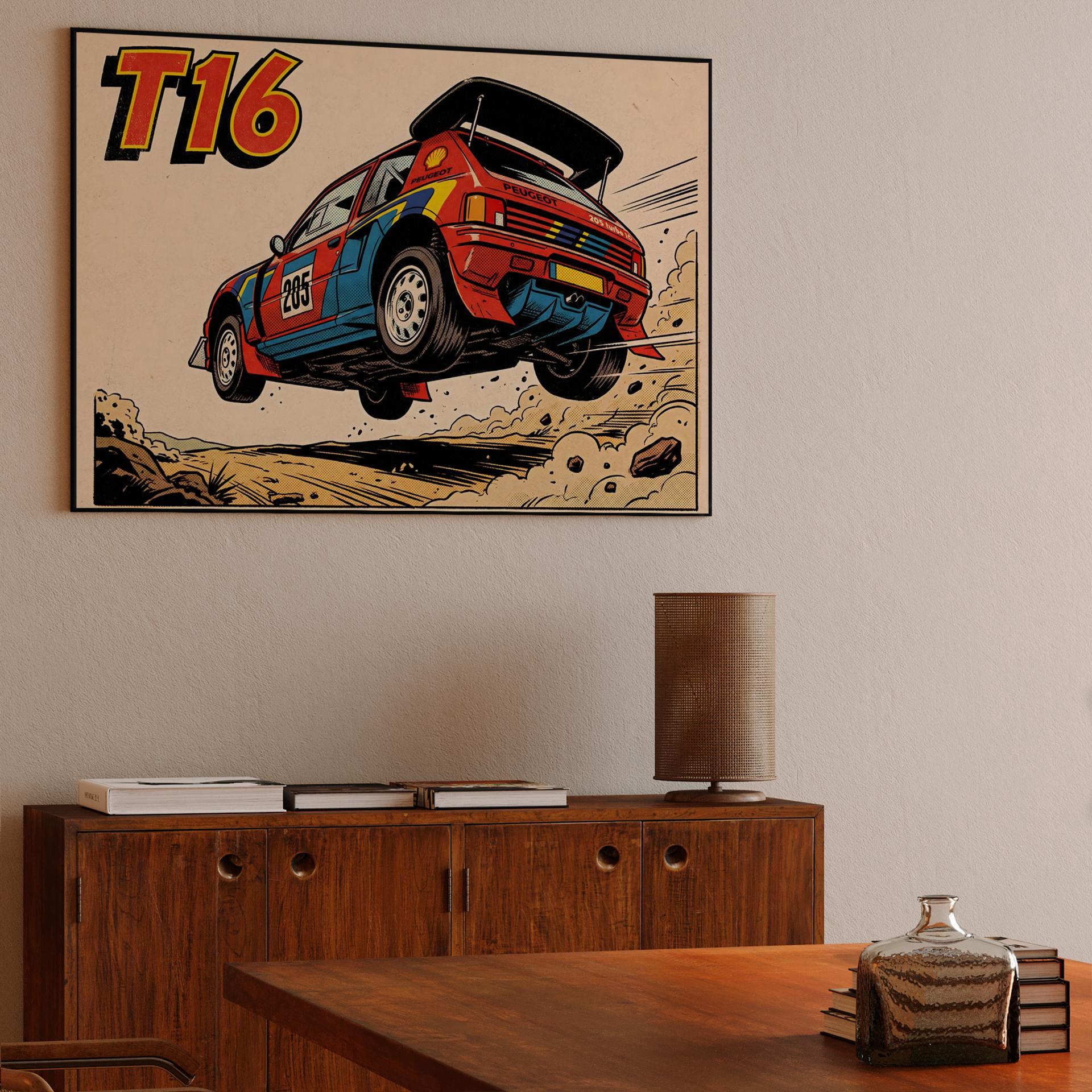 Peugeot 205 T16 Rally Jump