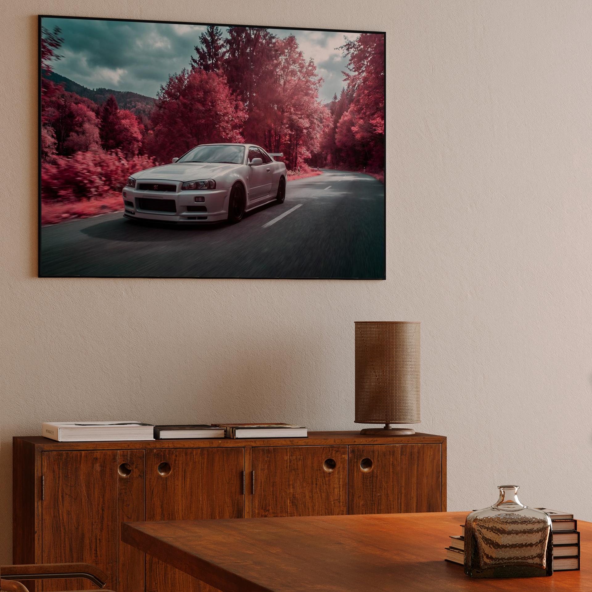 Infrared Forest Nissan Skyline GT-R R34