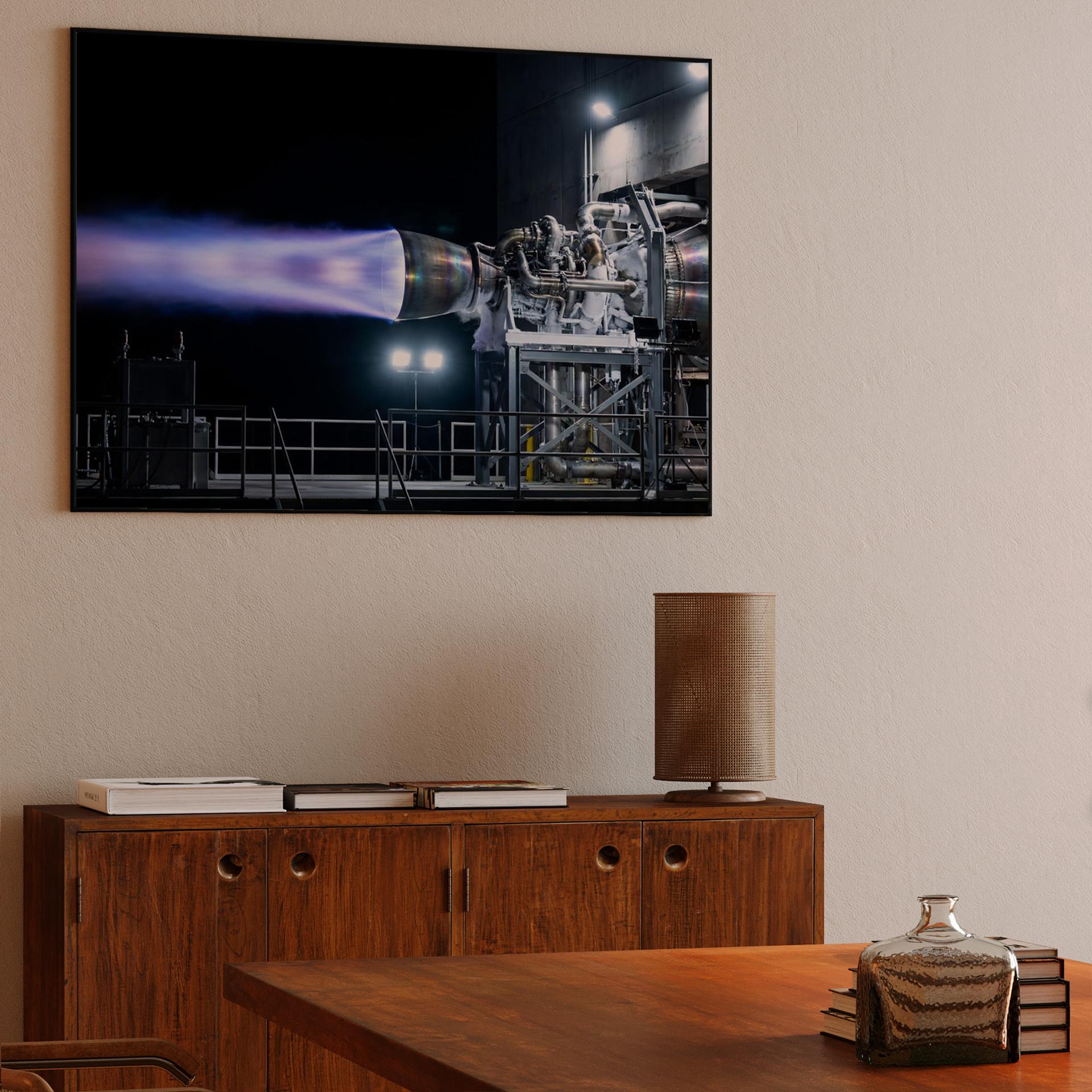 Blue Fire: Raptor Engine Static Test