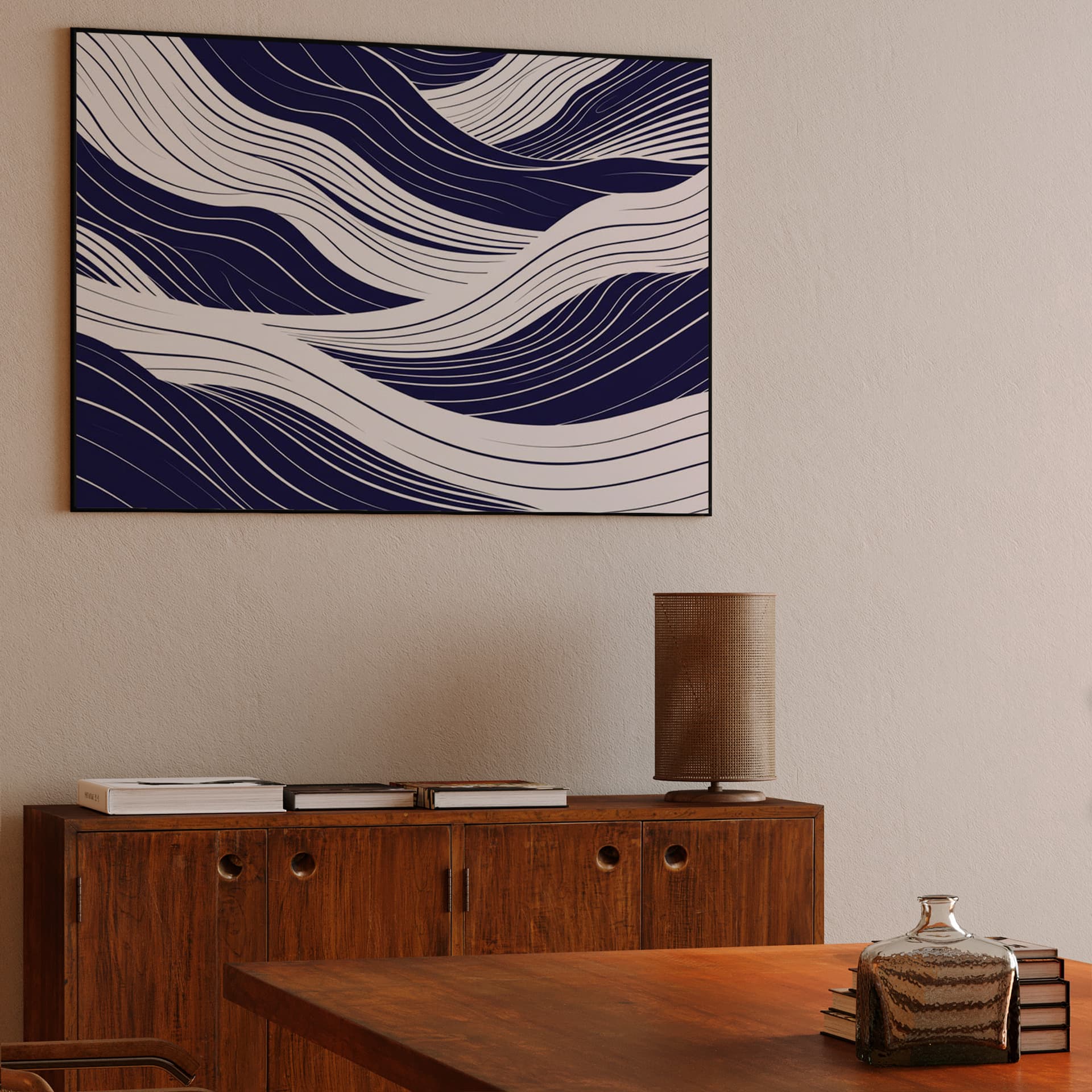 Rhythmic Navy Waves