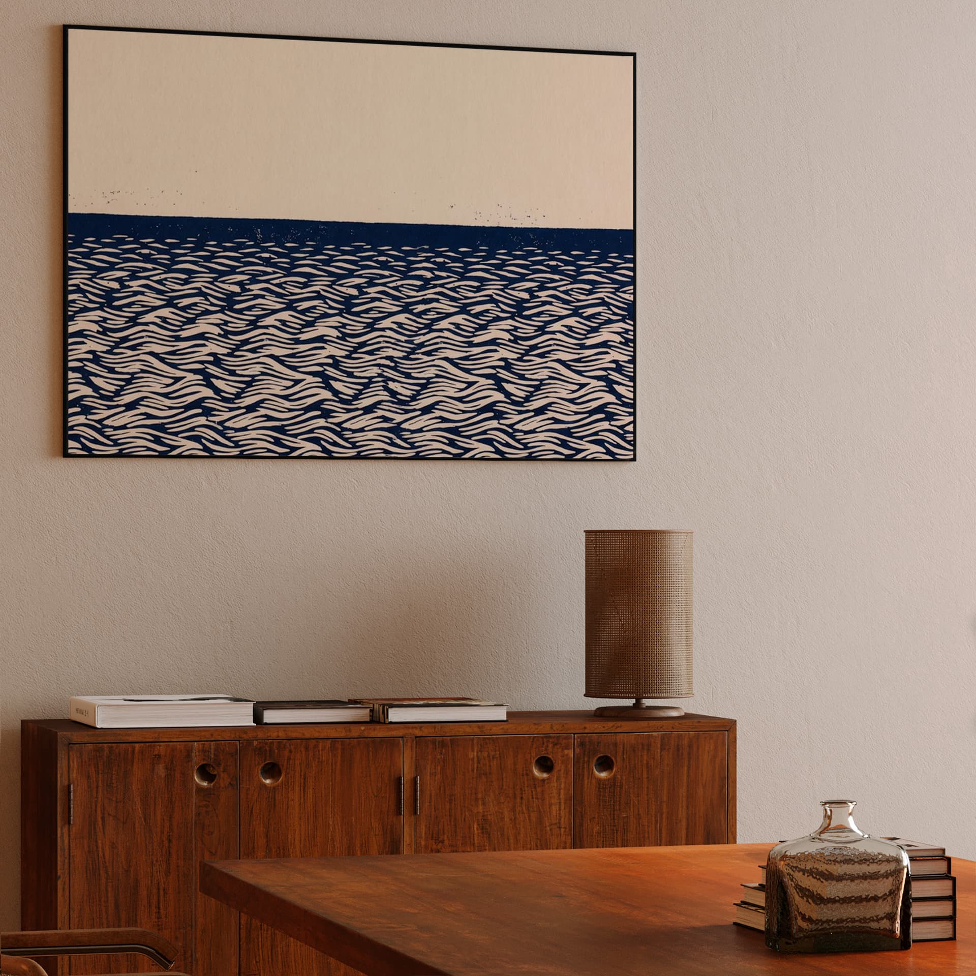 Rhythmic Blue Waves