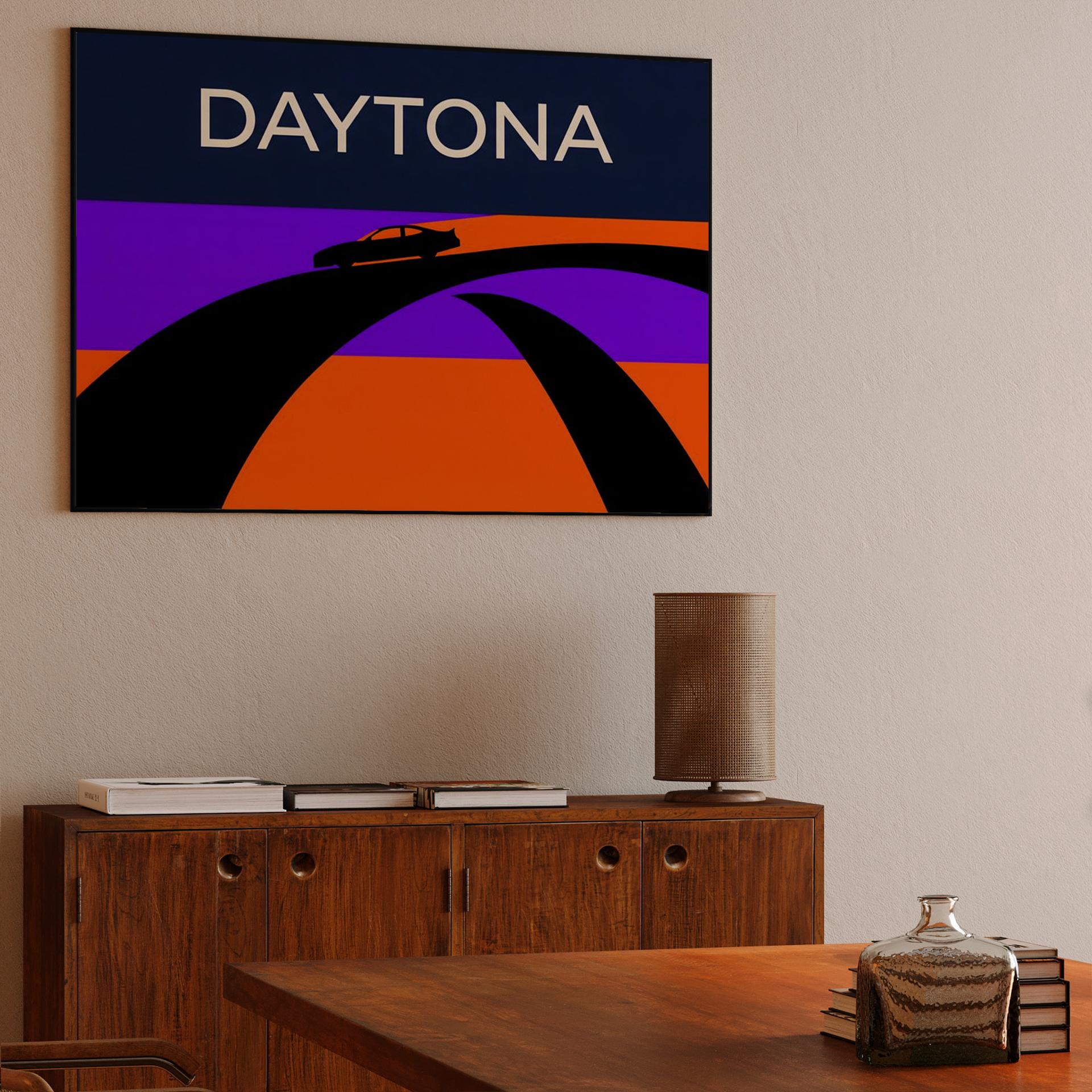 Daytona Heights: Minimalist Banking Illustration