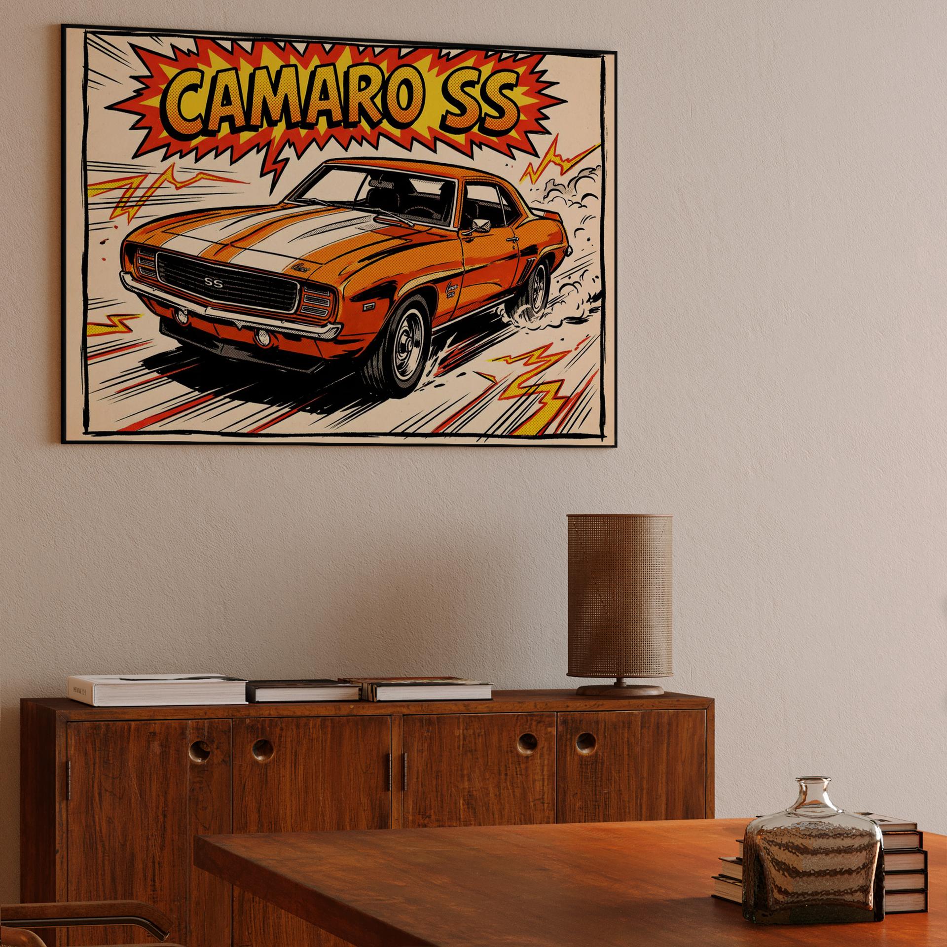 Camaro SS Comic Book Action Blast