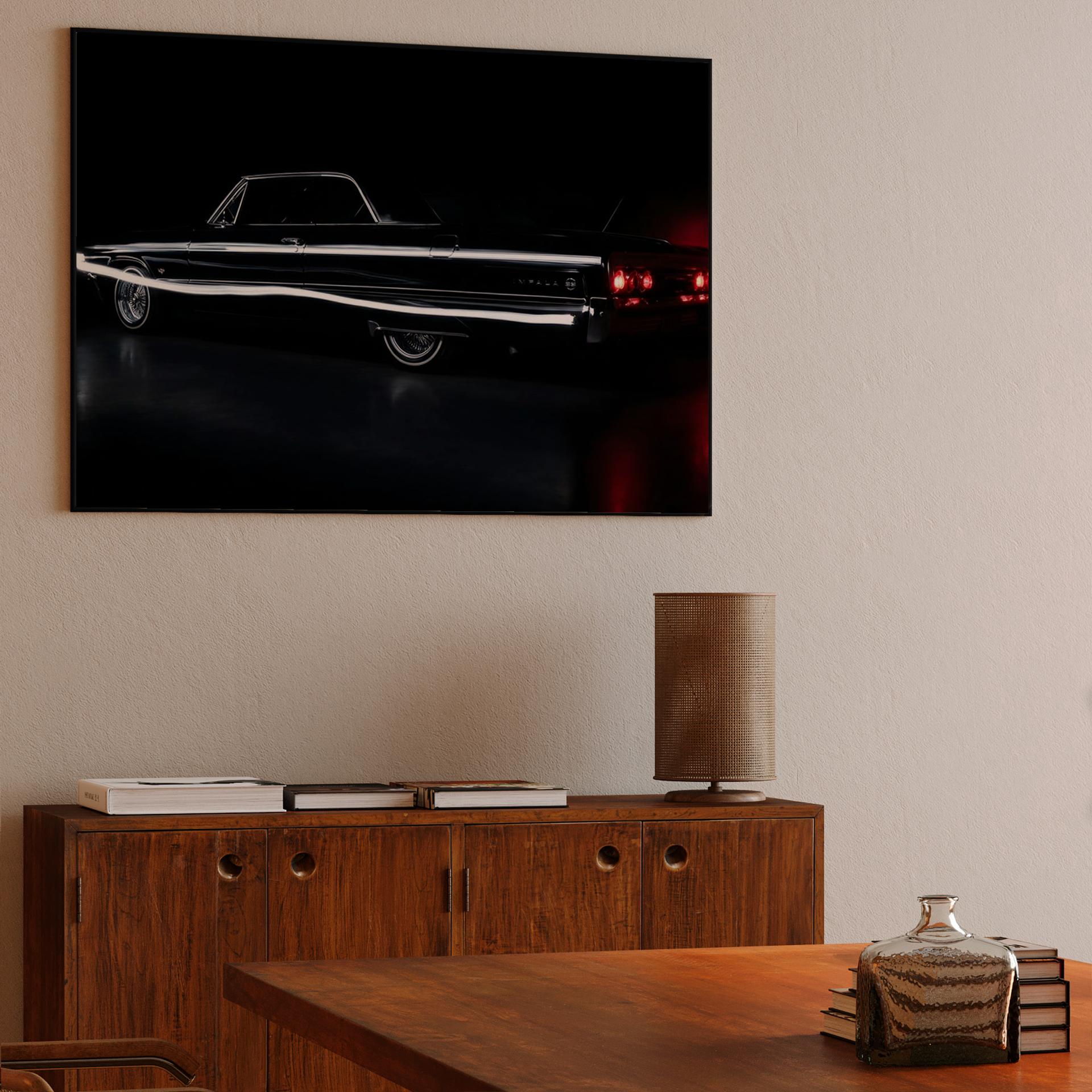 Light Painted '64 Impala Noir