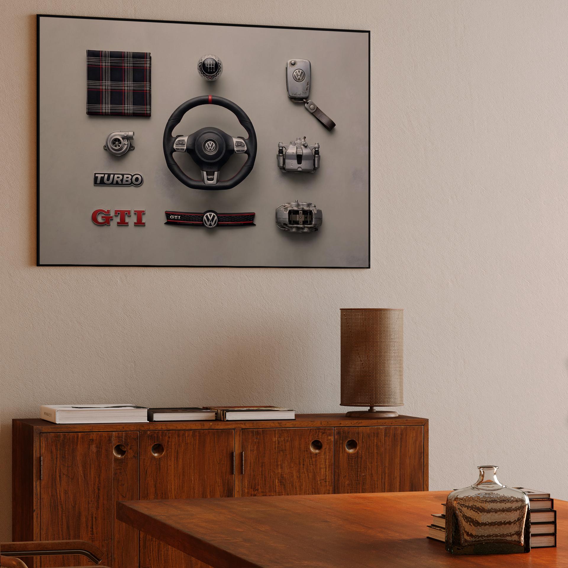 Volkswagen Golf GTI Component Essentials Knolling