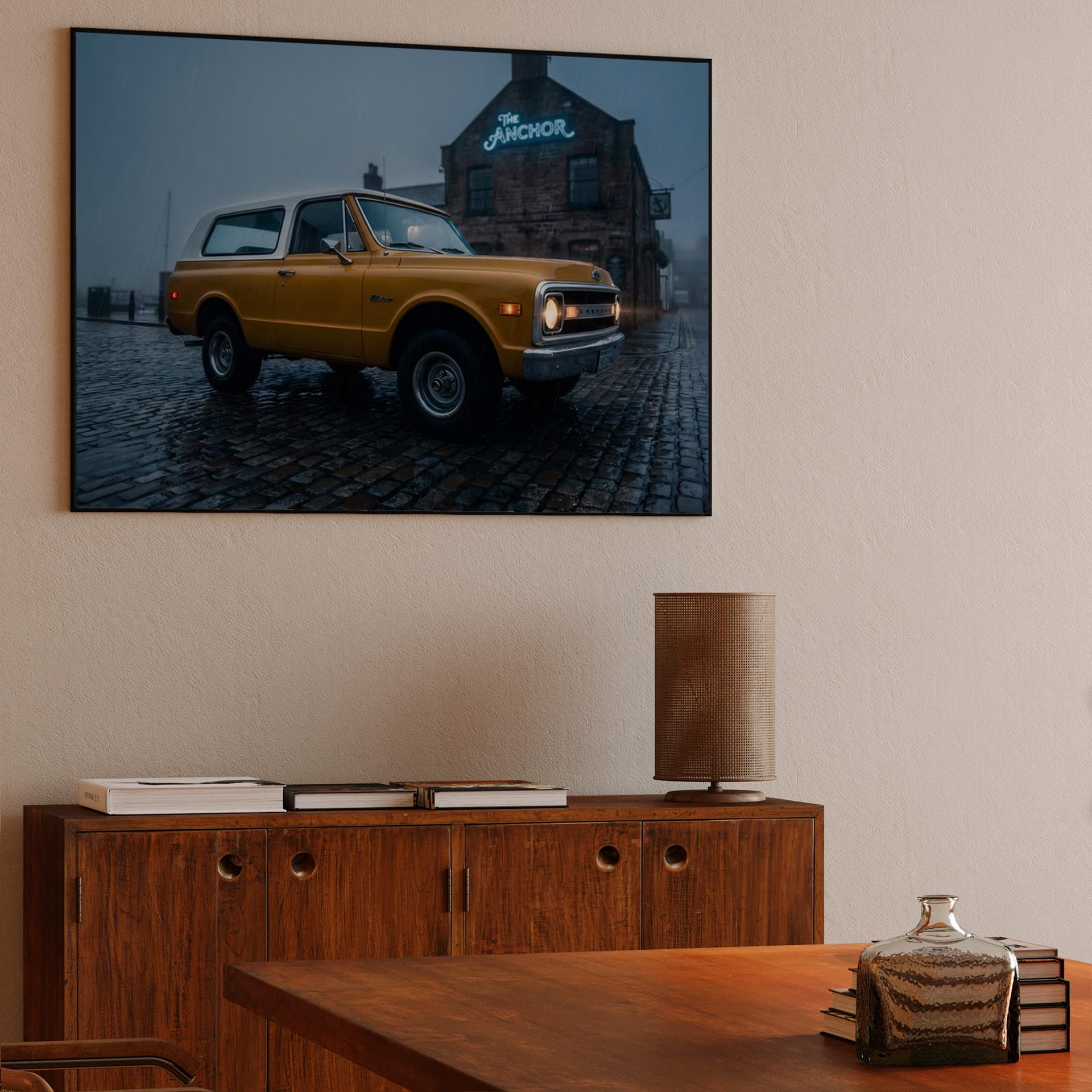 The Anchor: 1970 Chevrolet K5 Blazer in the Rain