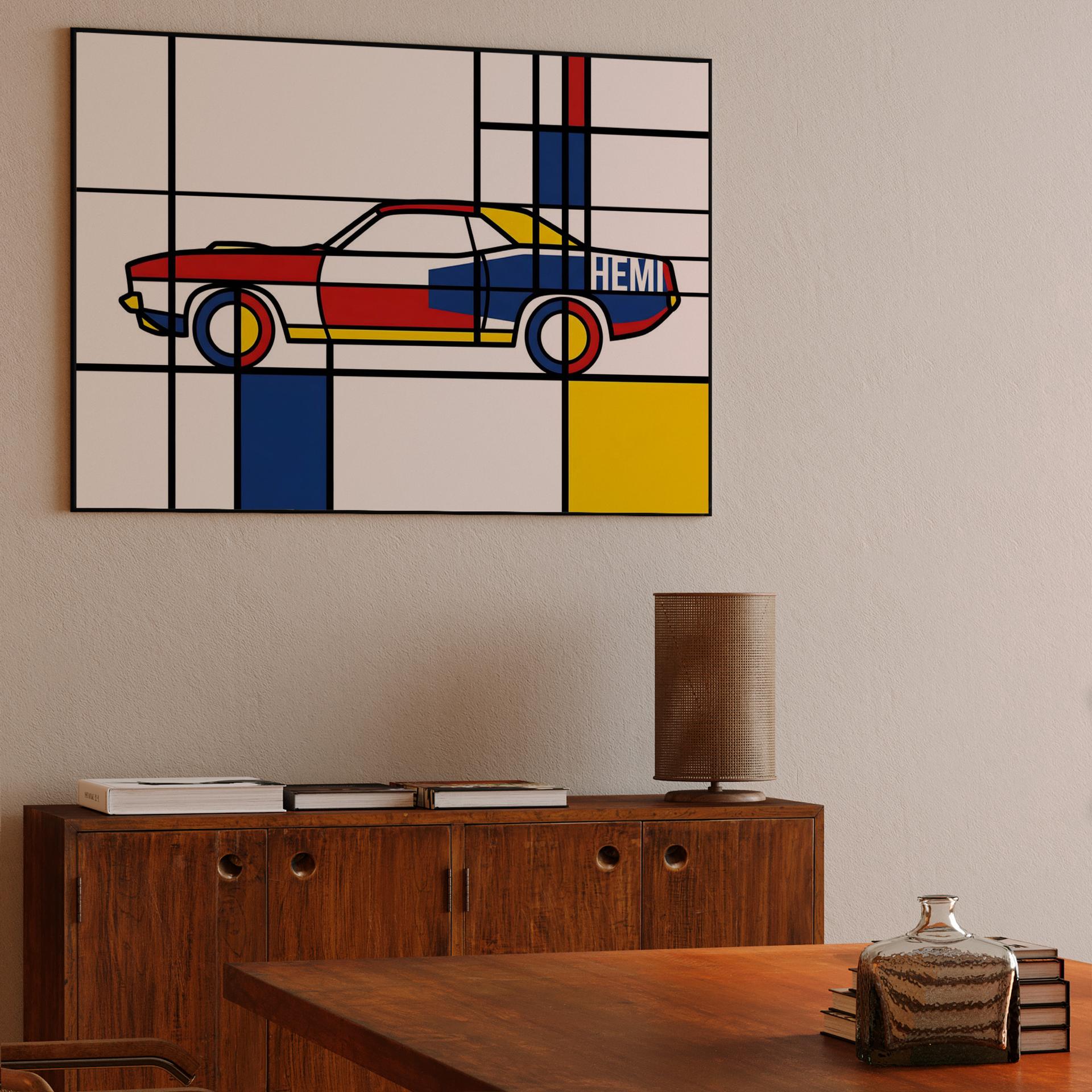 Hemi 'Cuda: De Stijl Primary Muscle